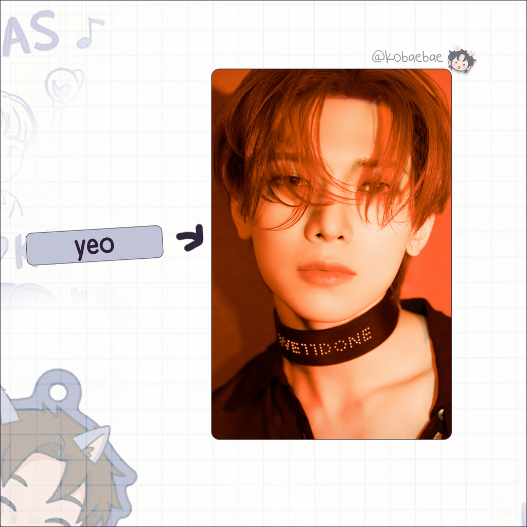 Atz - Golden H. 3 -  Handmade photocards kpop inspired - Bias set 3