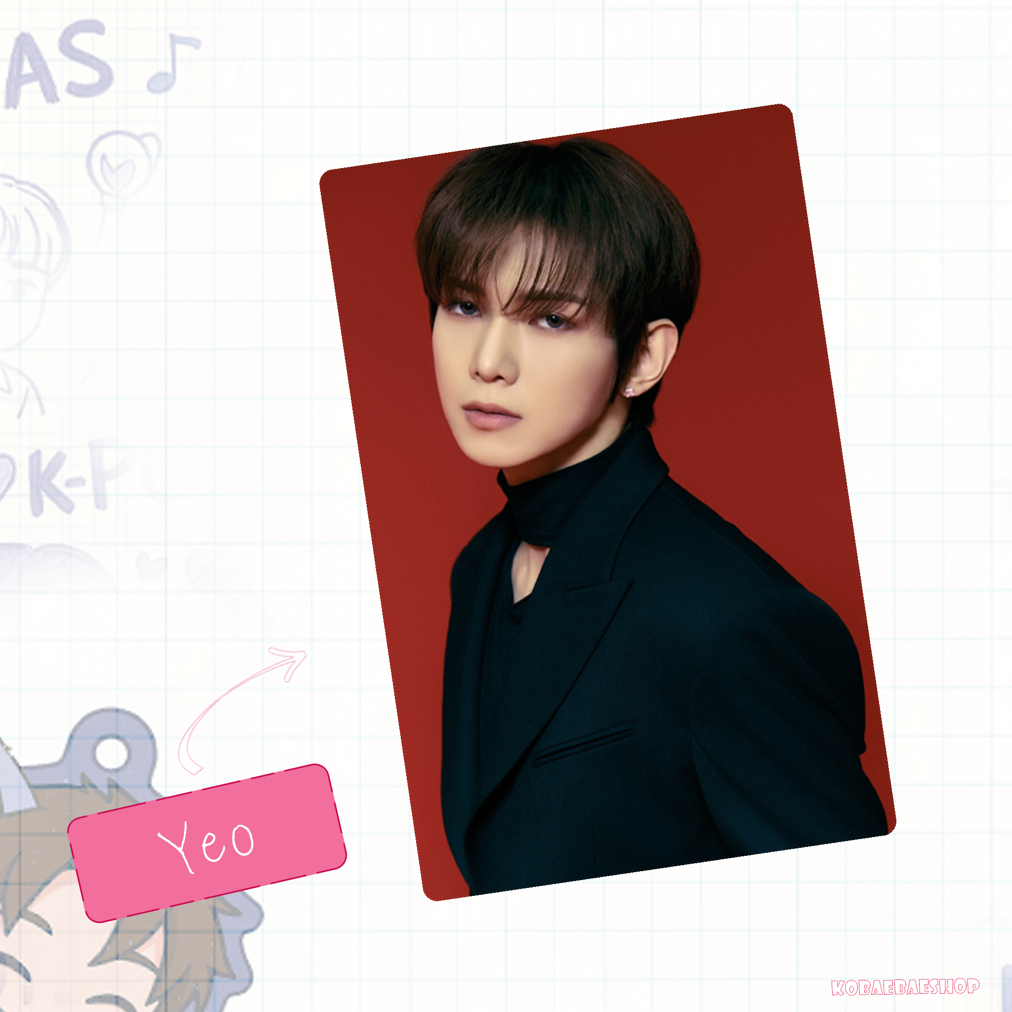 Atz - Golden H. 2 -  Handmade photocards kpop inspired - Diary vers.