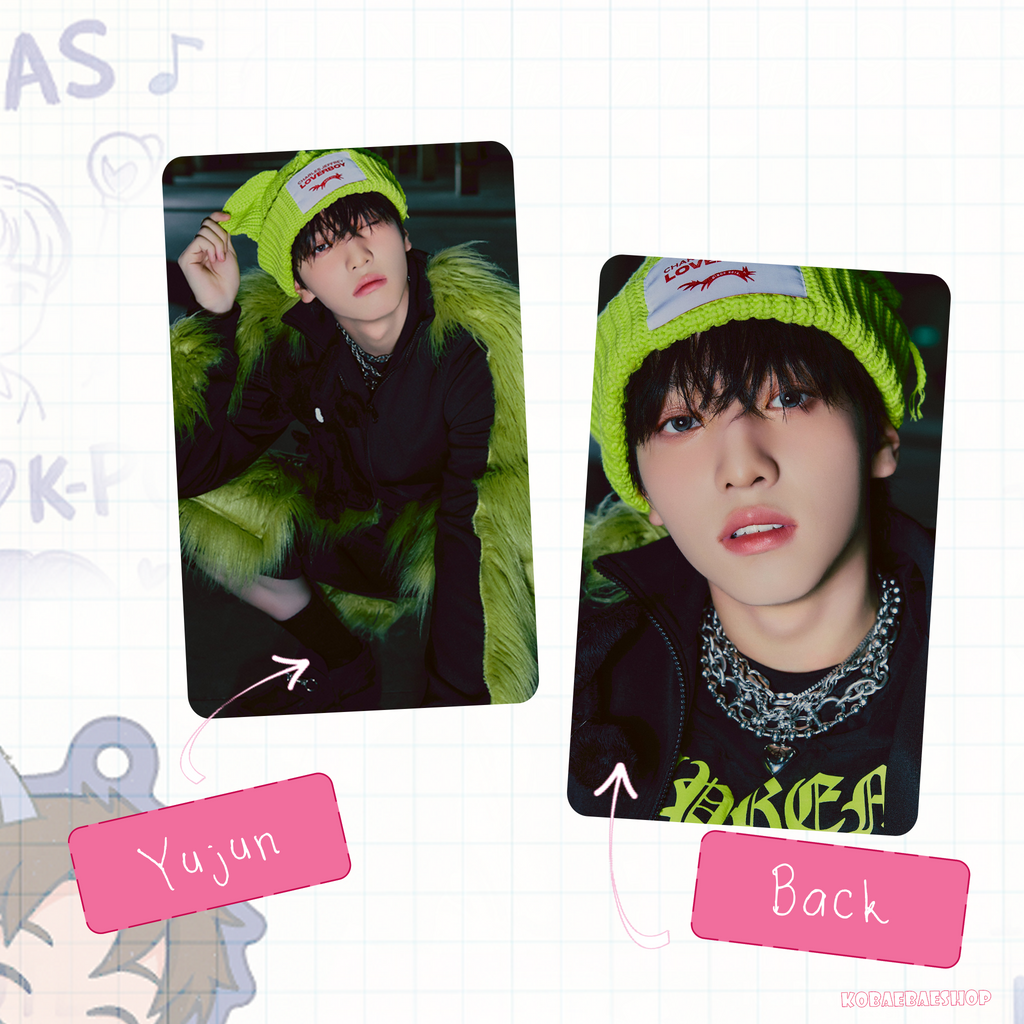 Xkrs - Watch Out (Bittersw. vers)  Handmade photocards kpop inspired - Double side set