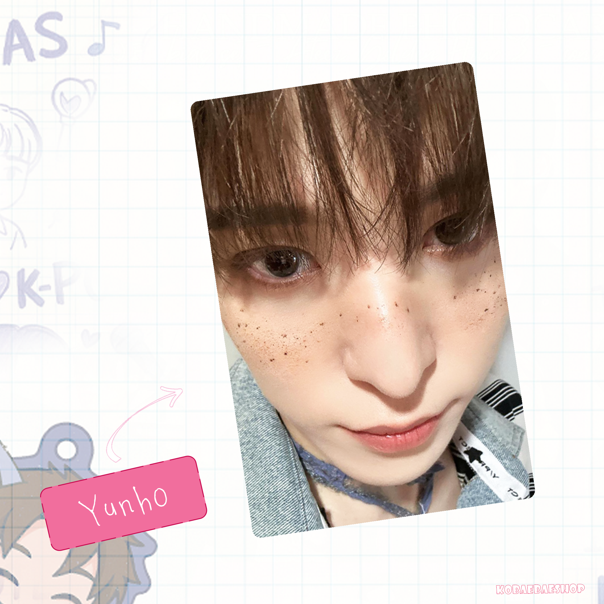 Atz - Glitters holo set  handmade photocards kpop inspired -