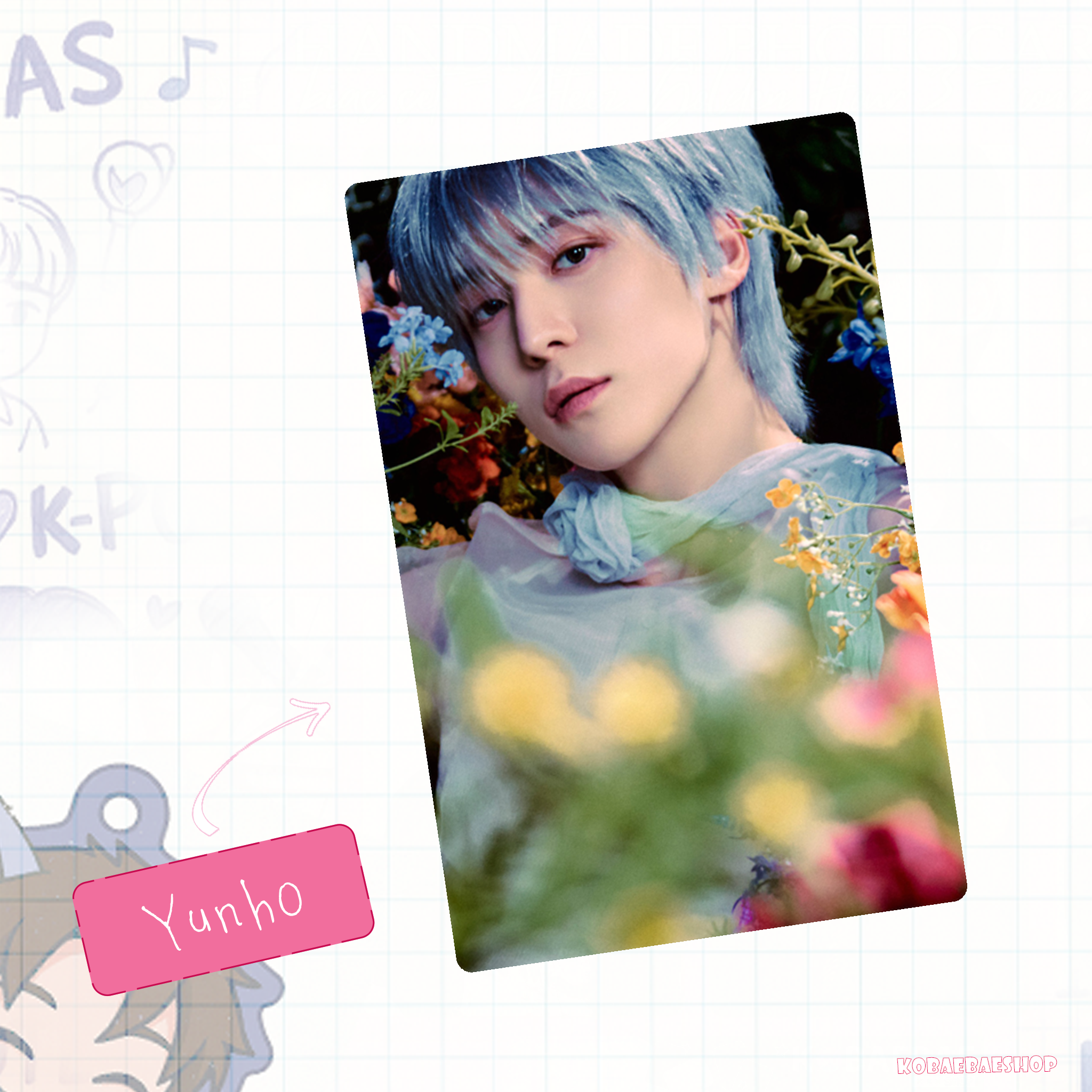 Atz - Golden H. 2 -  Handmade photocards kpop inspired - Diary vers.