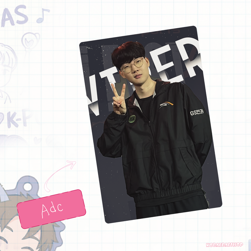 ProPlayer - Team Esports 24 handmade photocards kpop inspired - Set 1