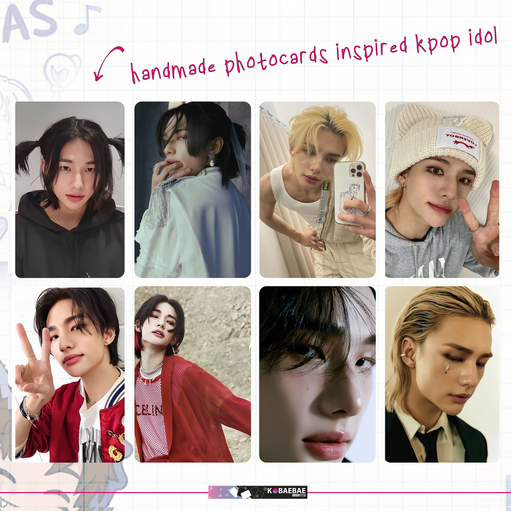 Skz - Hyune handmade photocards kpop inspired - Set 1