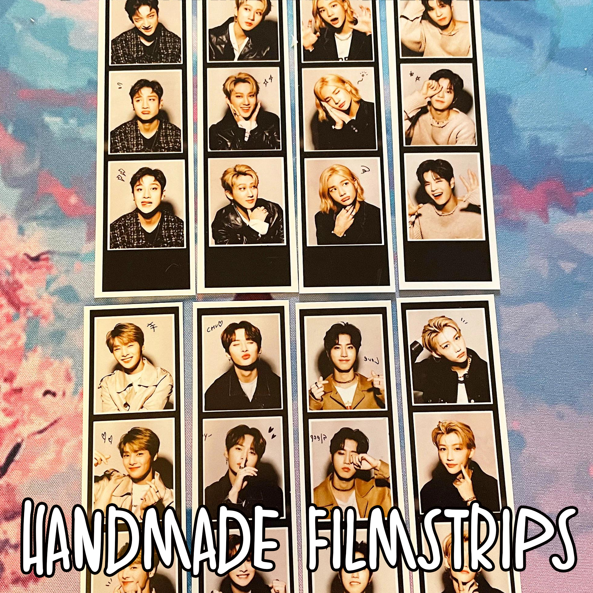 Skz - Handmade filmstrips set 4 - editing strip - bias ot8