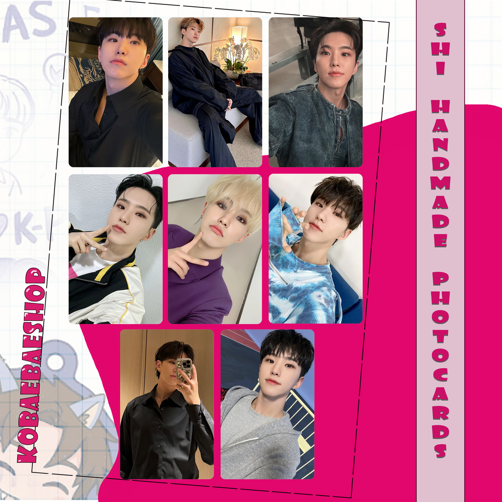 Svt - Shi Handmade photocards kpop inspired - Bias Set 1