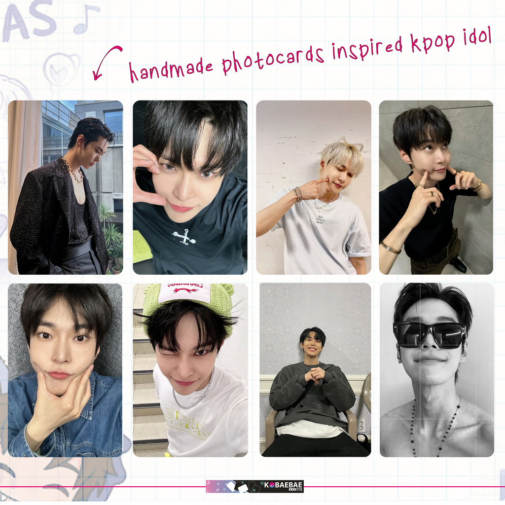 NeoUnit -  Doyo handmade photocards kpop inspired - Set 1