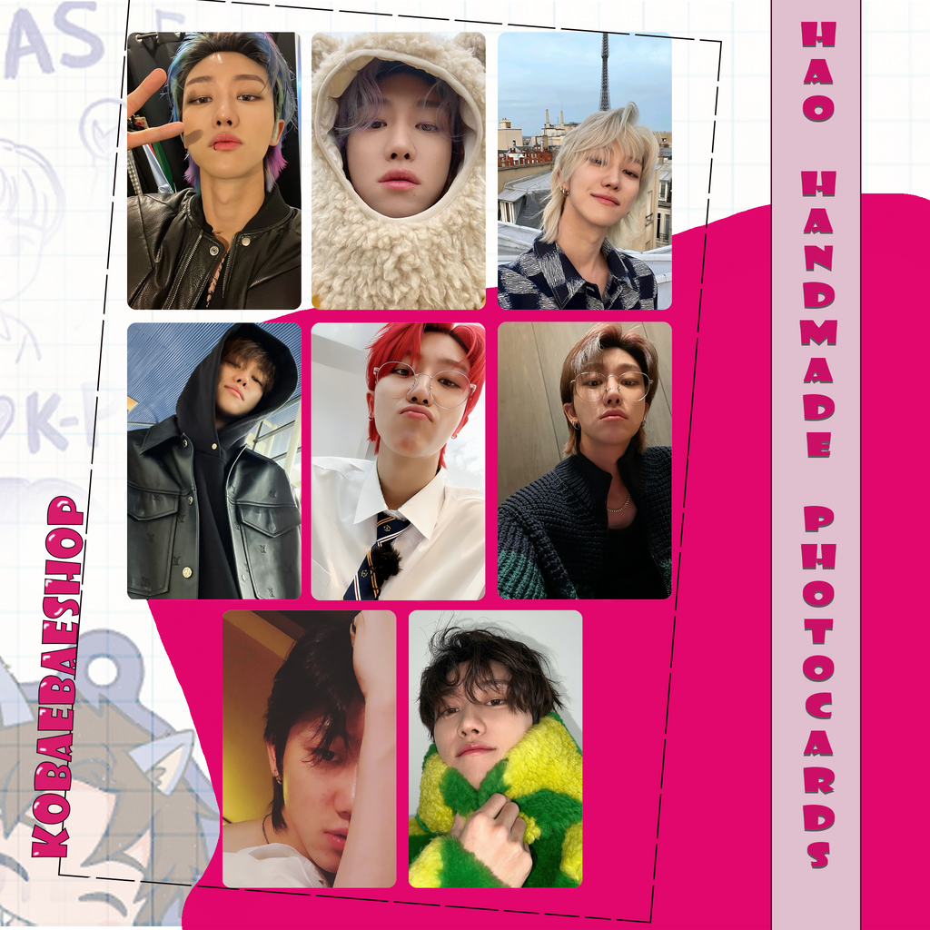 Svt - Hao Handmade photocards kpop inspired - Bias Set 1