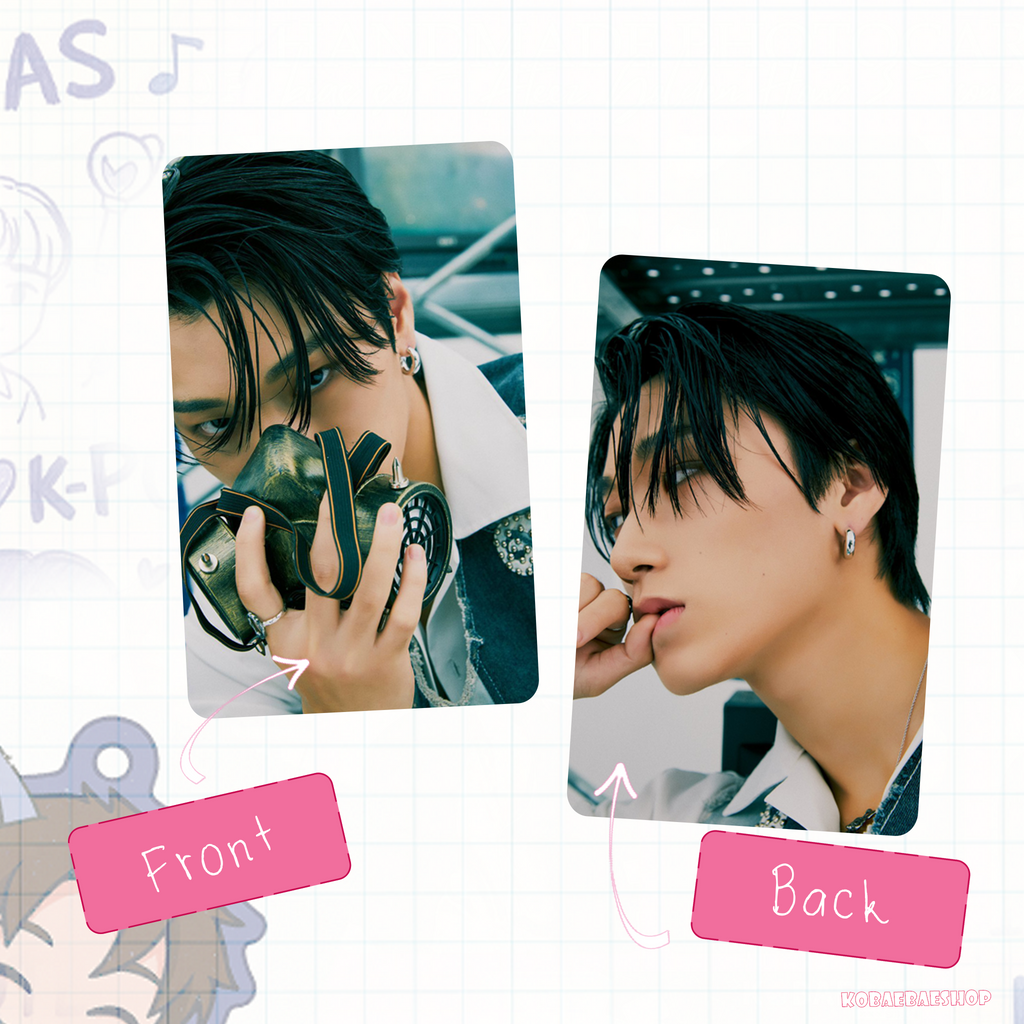 Atz - Pirates of Univers Handmade photocards kpop inspired - Double side set
