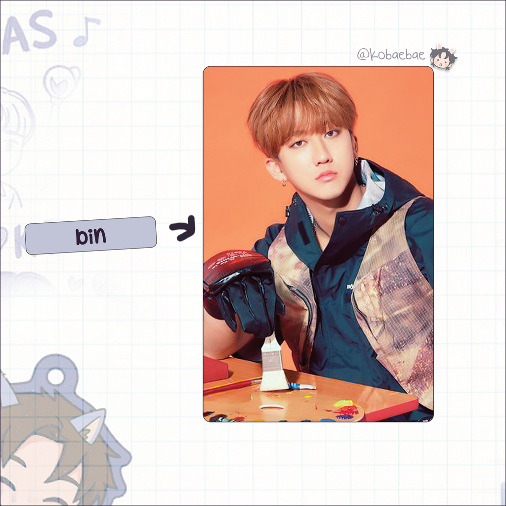 Skz - Handmade photocards kpop inspired - Mixtape Gone Day.s set