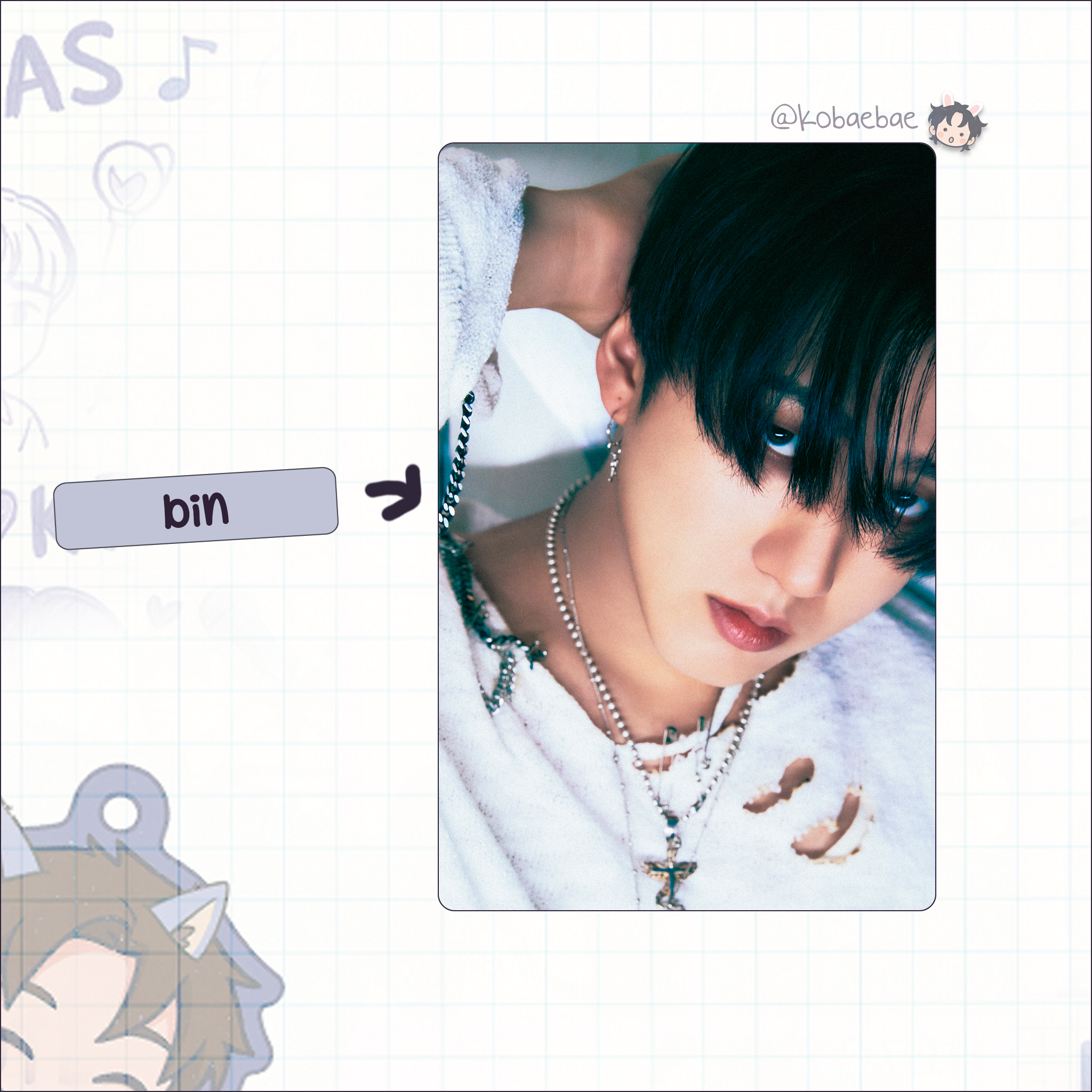 Skz - Rockstar Handmade photocards kpop inspired - Bias set 1