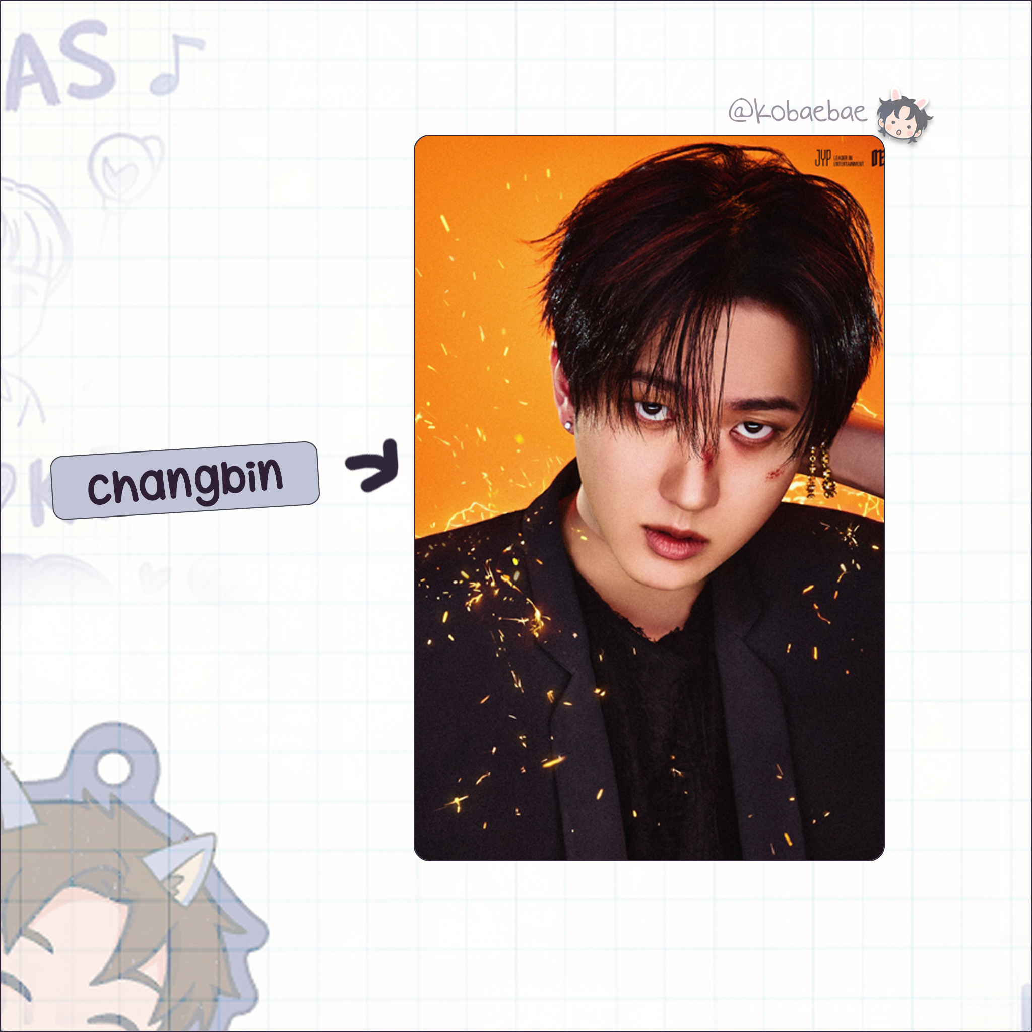 Skz (Stray Kids) - Run it handmade photocards kpop inspired - Bias set 1