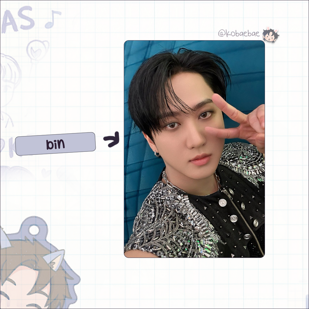 Skz - S.G. Handmade photocards kpop inspired - Your Hero Bias set
