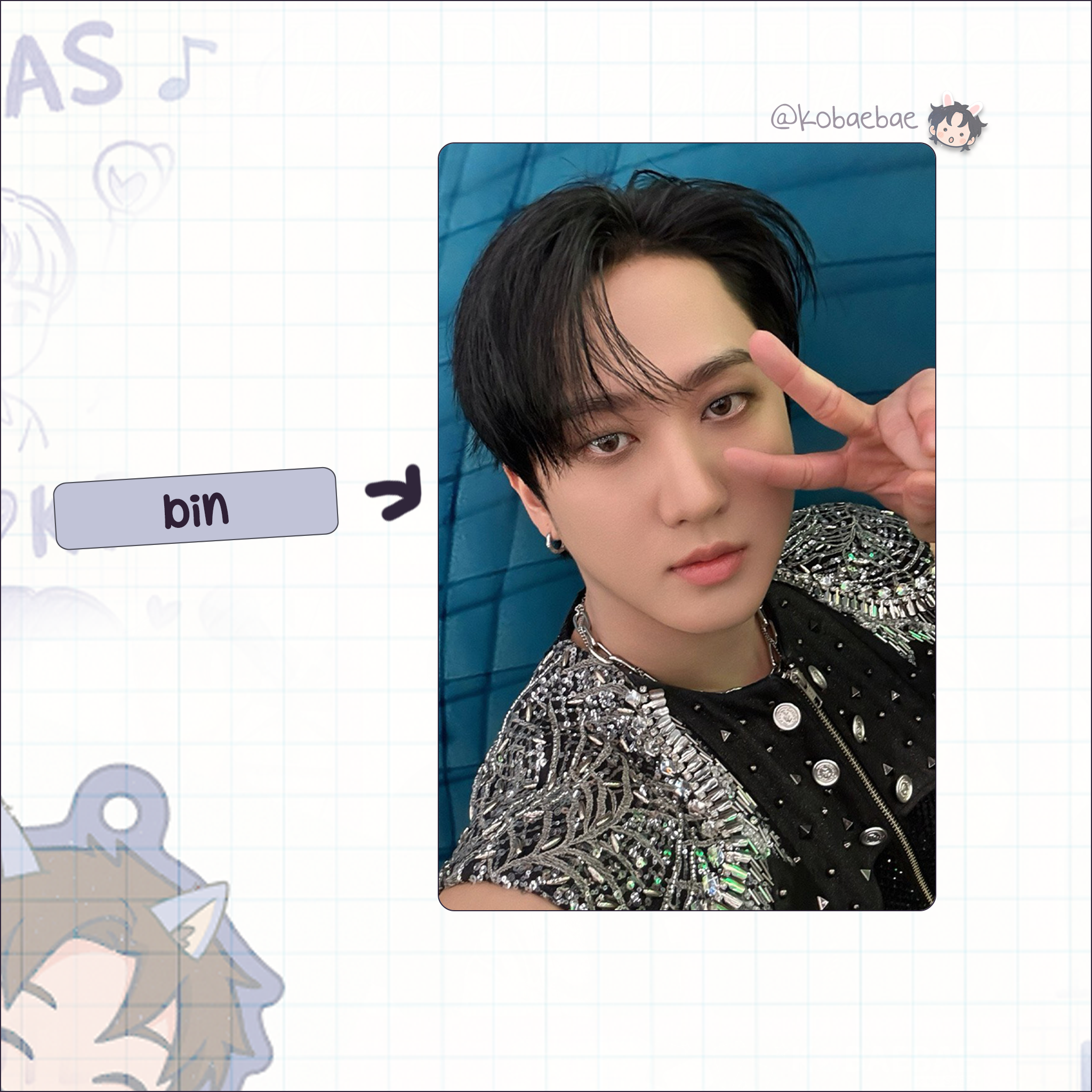 Skz - S.G. Handmade photocards kpop inspired - Your Hero Bias set