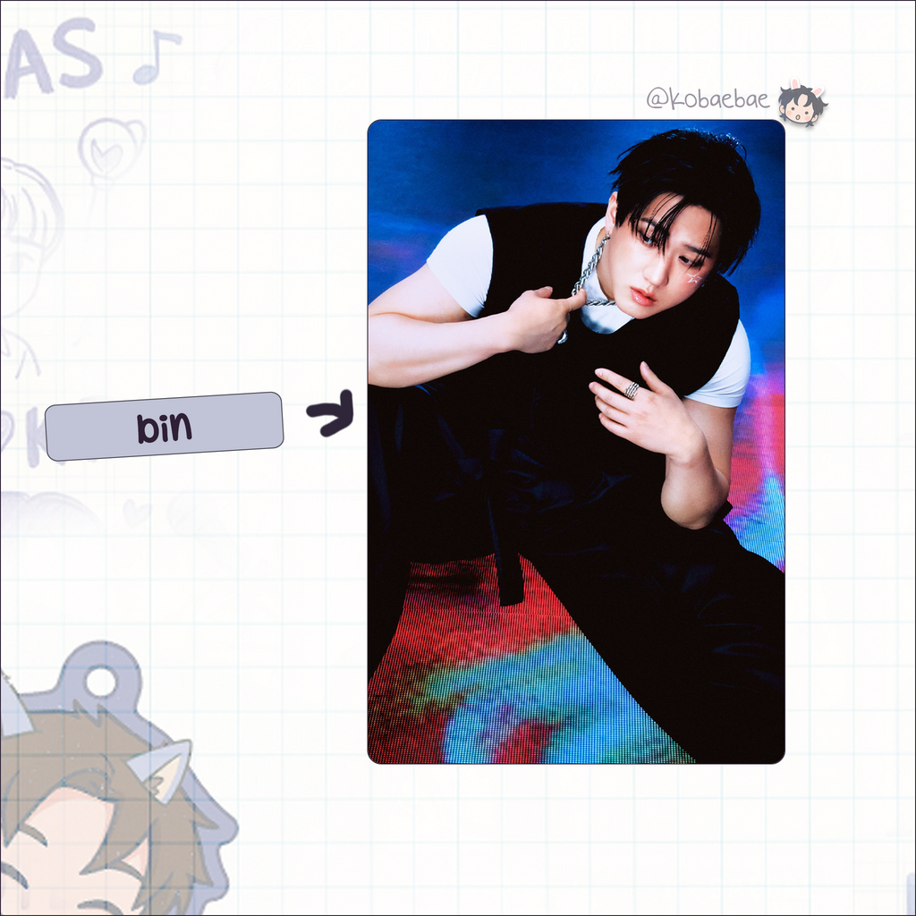 Skz - Handmade photocards kpop inspired - K.arma bias set 2