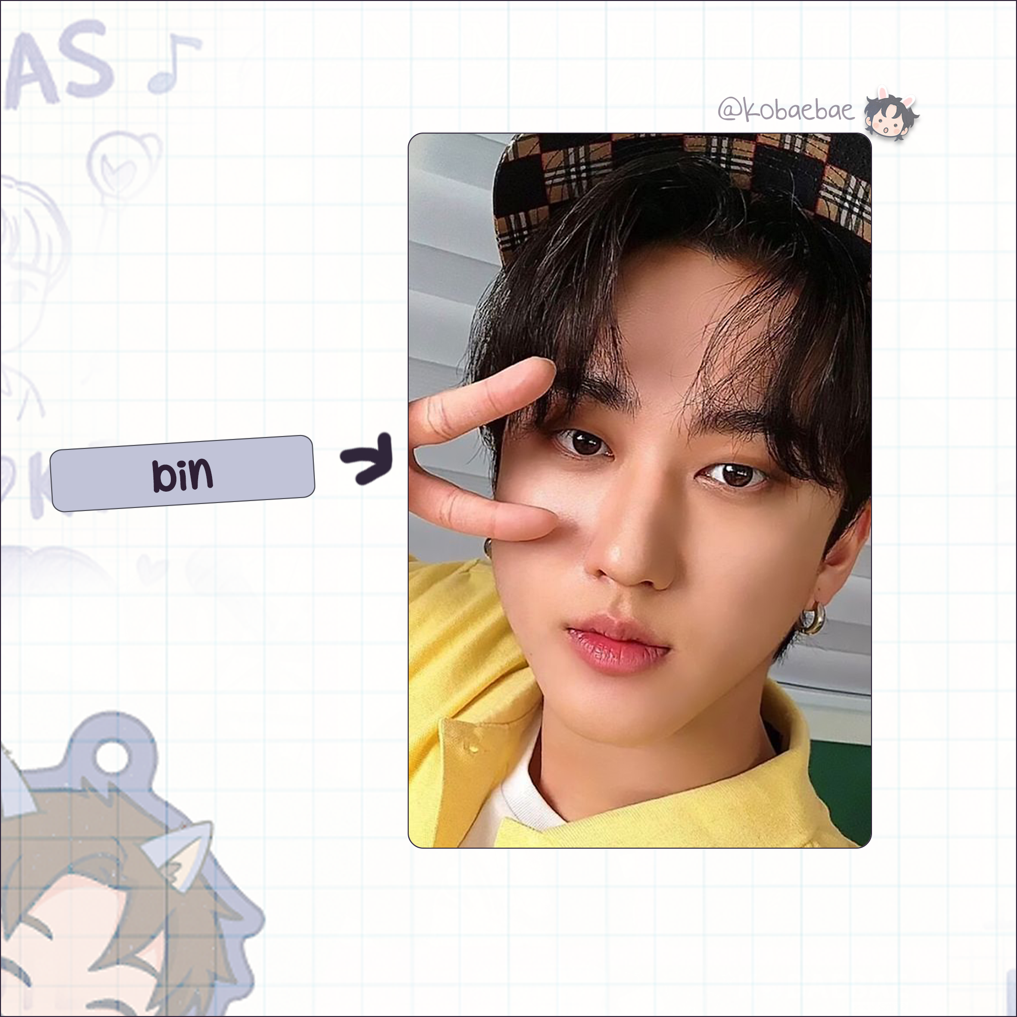 Skz - Handmade photocards kpop inspired - Holo set broken glass 1