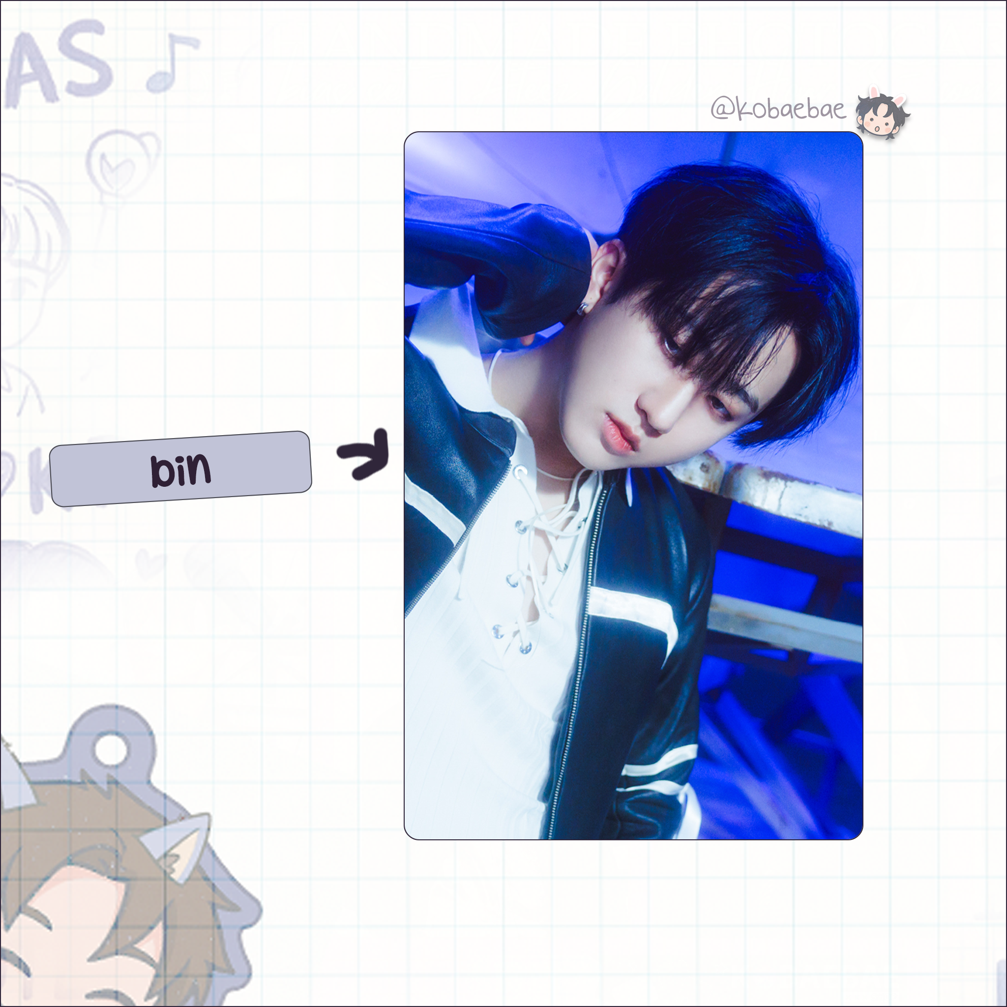 Skz - Rockstar Handmade photocards kpop inspired - Bias set 2