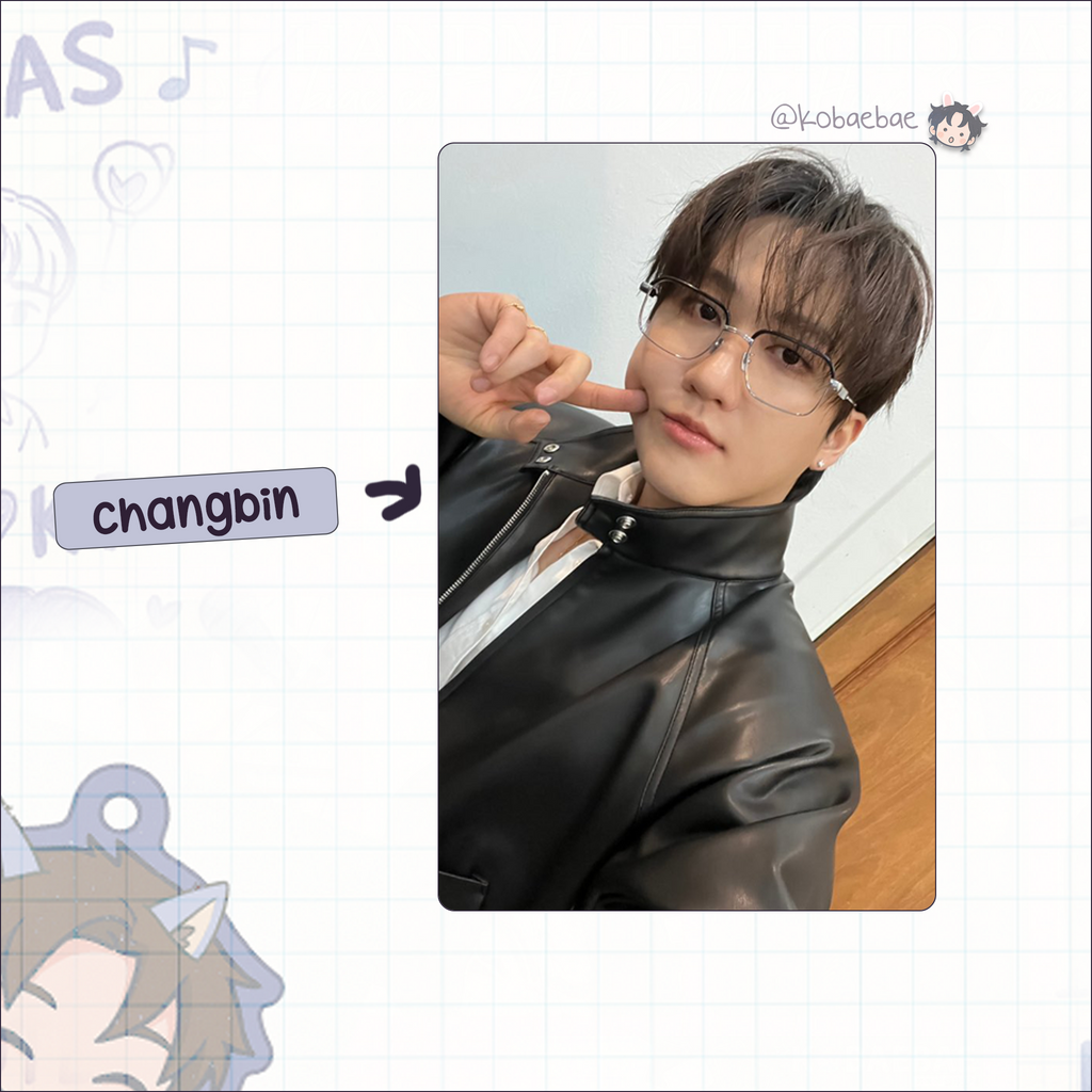 Skz (Stray Kids) - 8th Anniversary handmade photocards kpop inspired - bias set