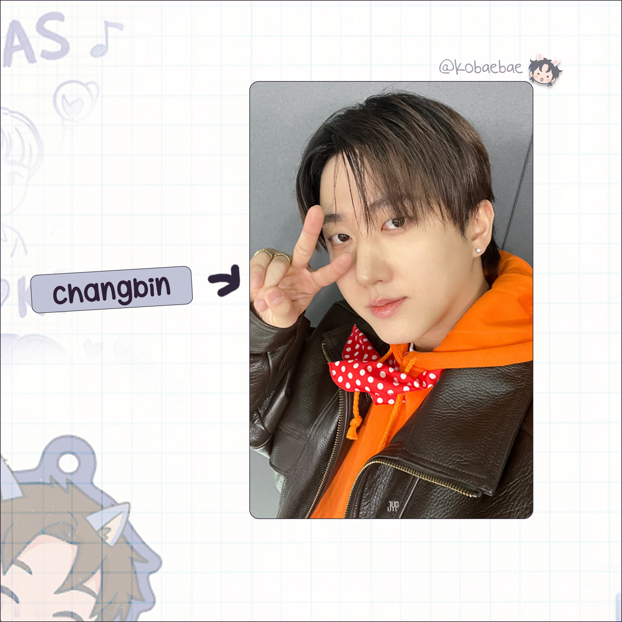 Skz (Stray Kids) - Selfie Code handmade photocards kpop inspired - bias set