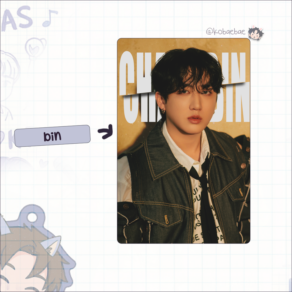 Skz - H.o.l.l.o.w. Handmade photocards kpop inspired - Bias set 1