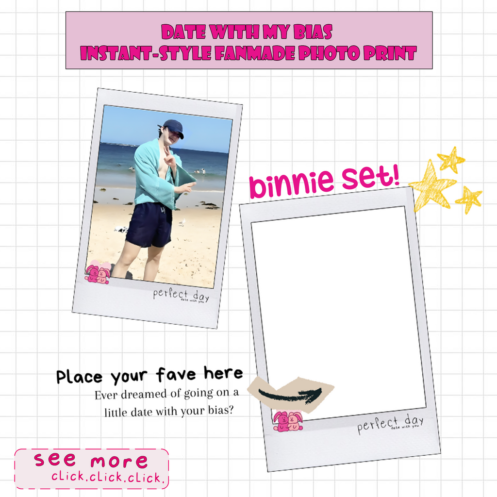 Date with My Bias - Binnie Instant-Style Fanmade Photo Print