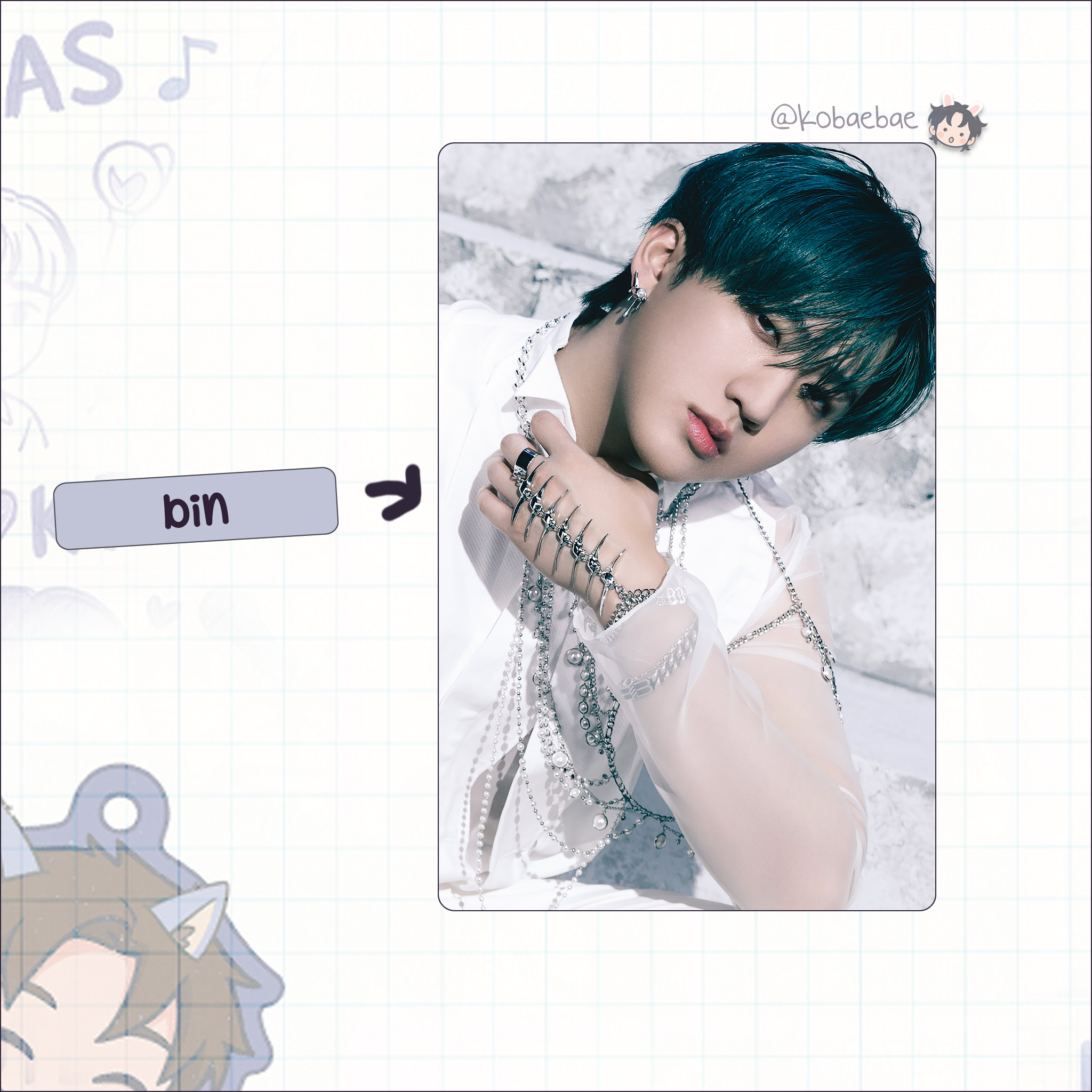 Skz - G.i.a.n.t. Handmade photocards kpop inspired - Sub Solo