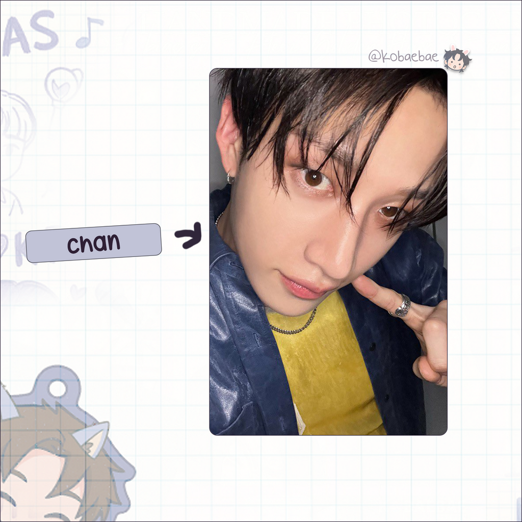 Skz - Handmade photocards kpop inspired - M.elon set 2