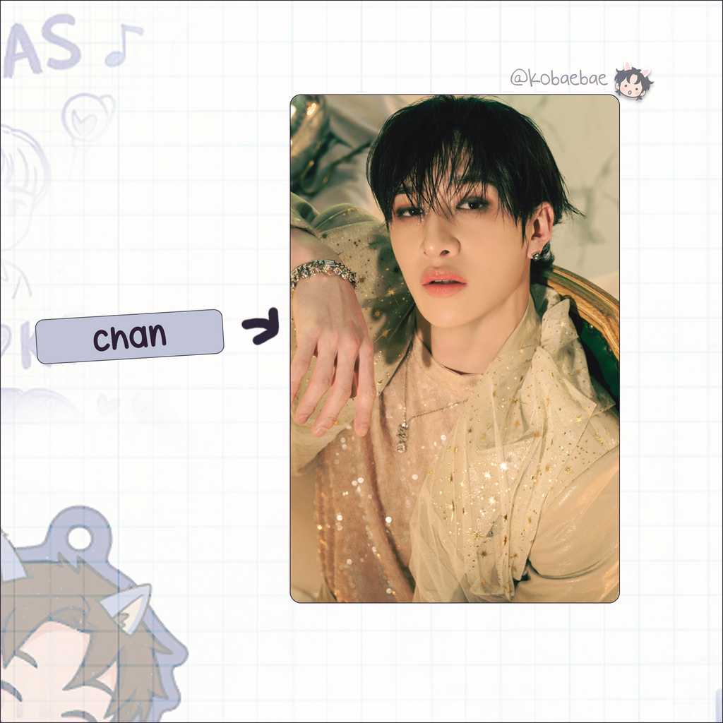 Skz - H.o.l.l.o.w. Handmade photocards kpop inspired - Bias set 2