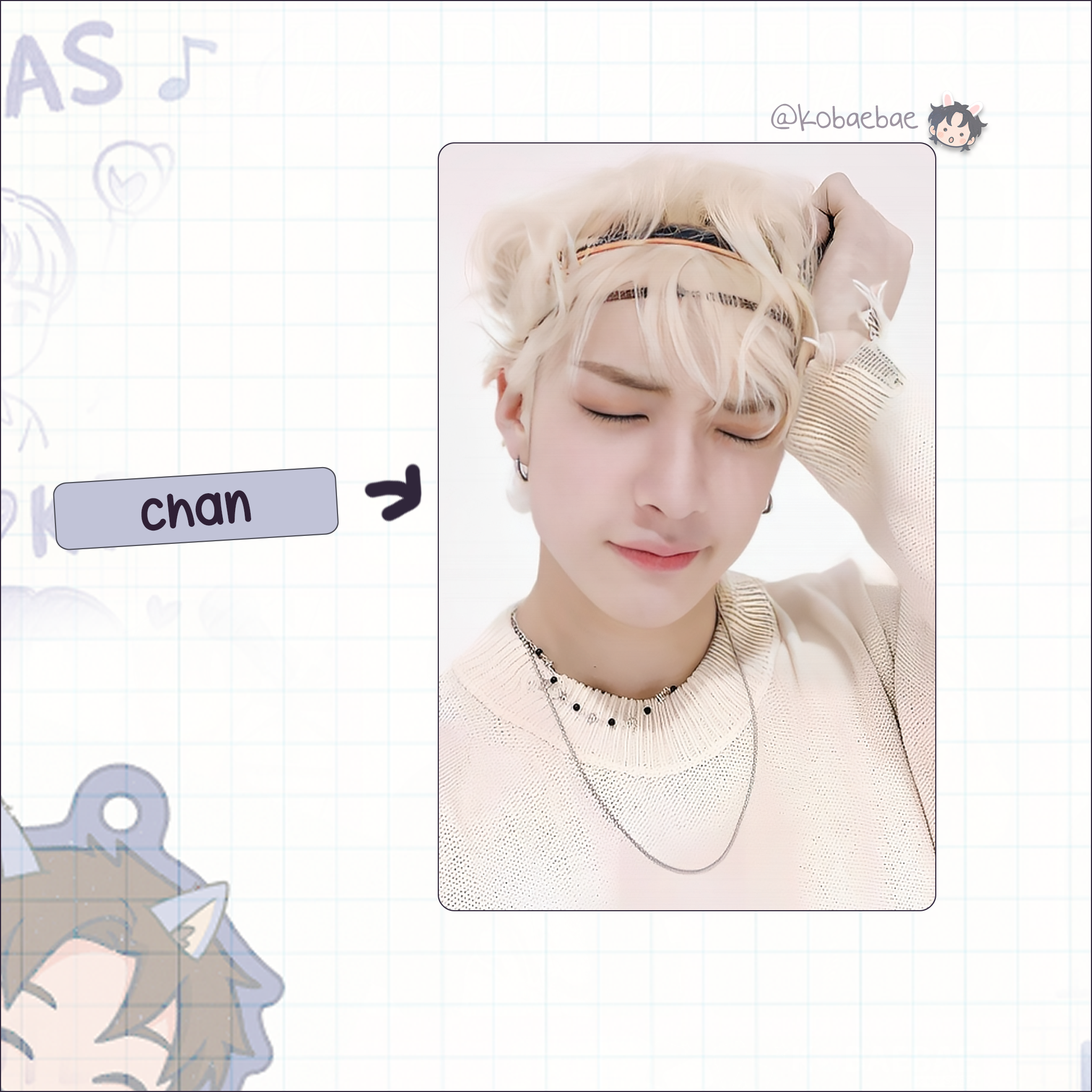Skz - Handmade photocards kpop inspired - Holo set broken glass 1
