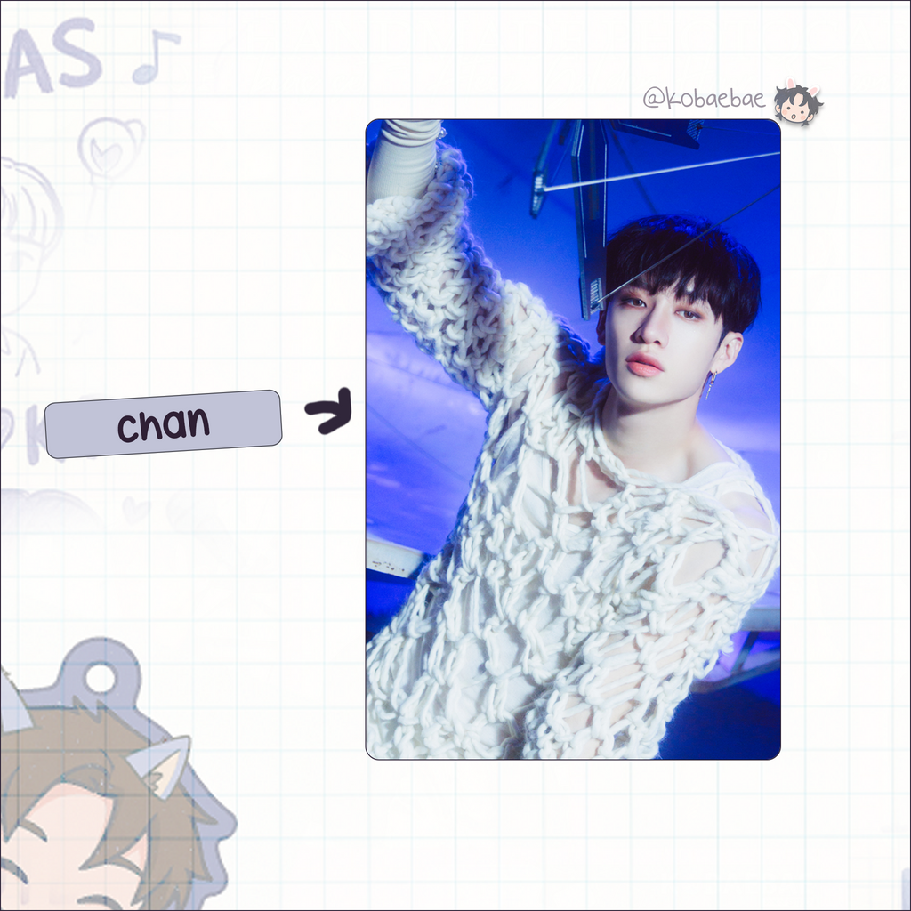 Skz - Rockstar Handmade photocards kpop inspired - Bias set 2