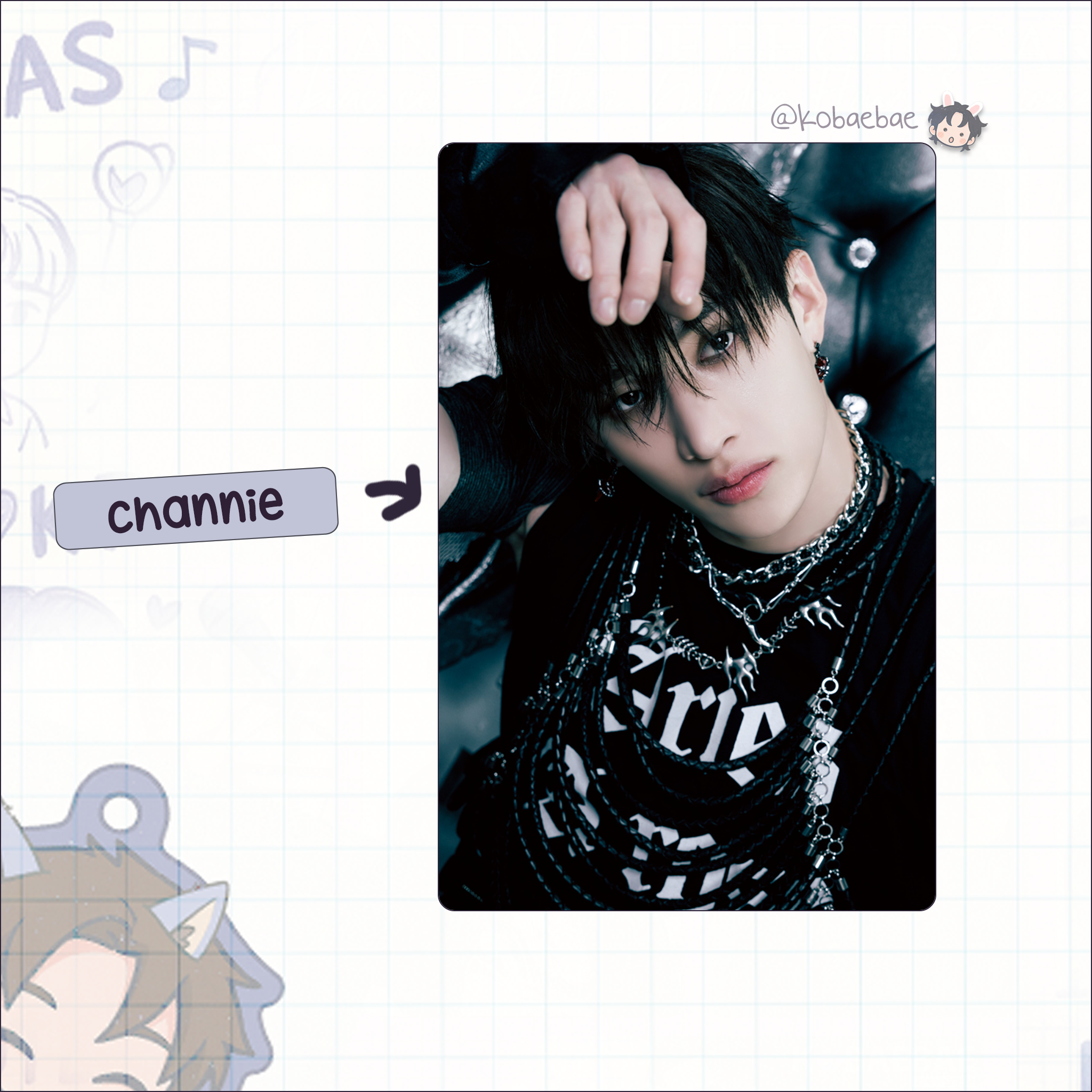 Skz - G.i.a.n.t. Handmade photocards kpop inspired - Main Solo