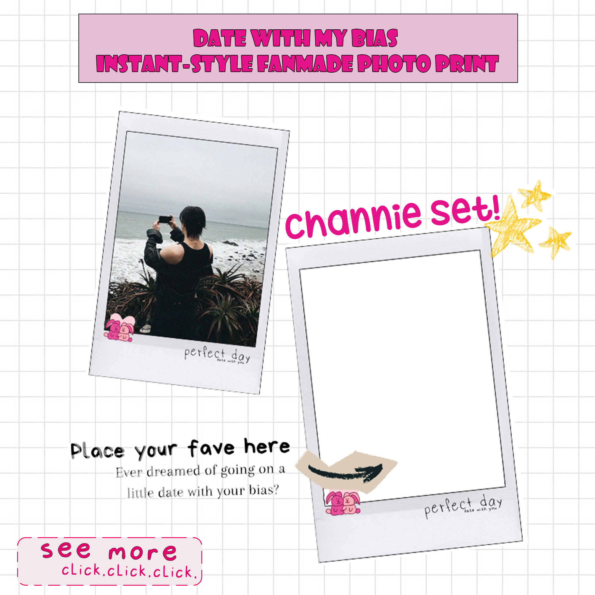 Date with My Bias - Channie Instant-Style Fanmade Photo Print