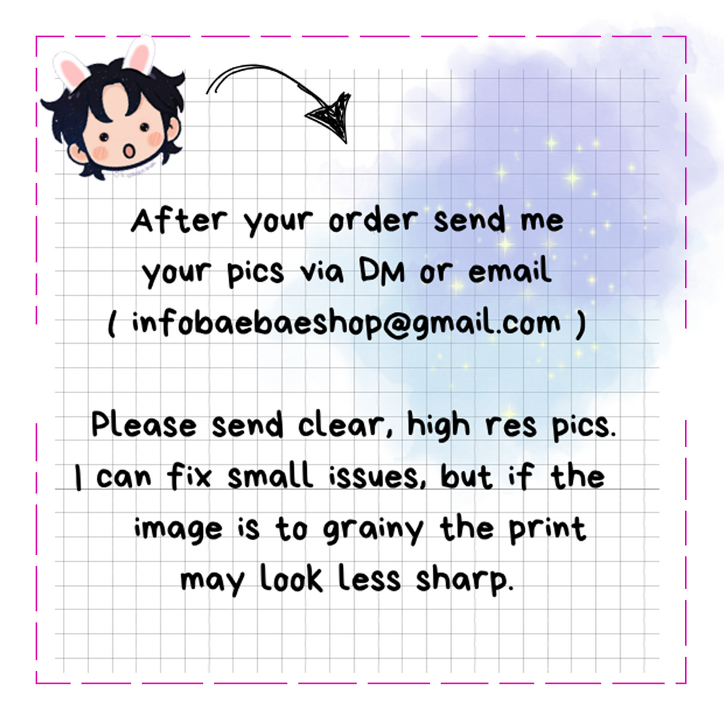 Custom photocards kpop / solos / group / actors etc