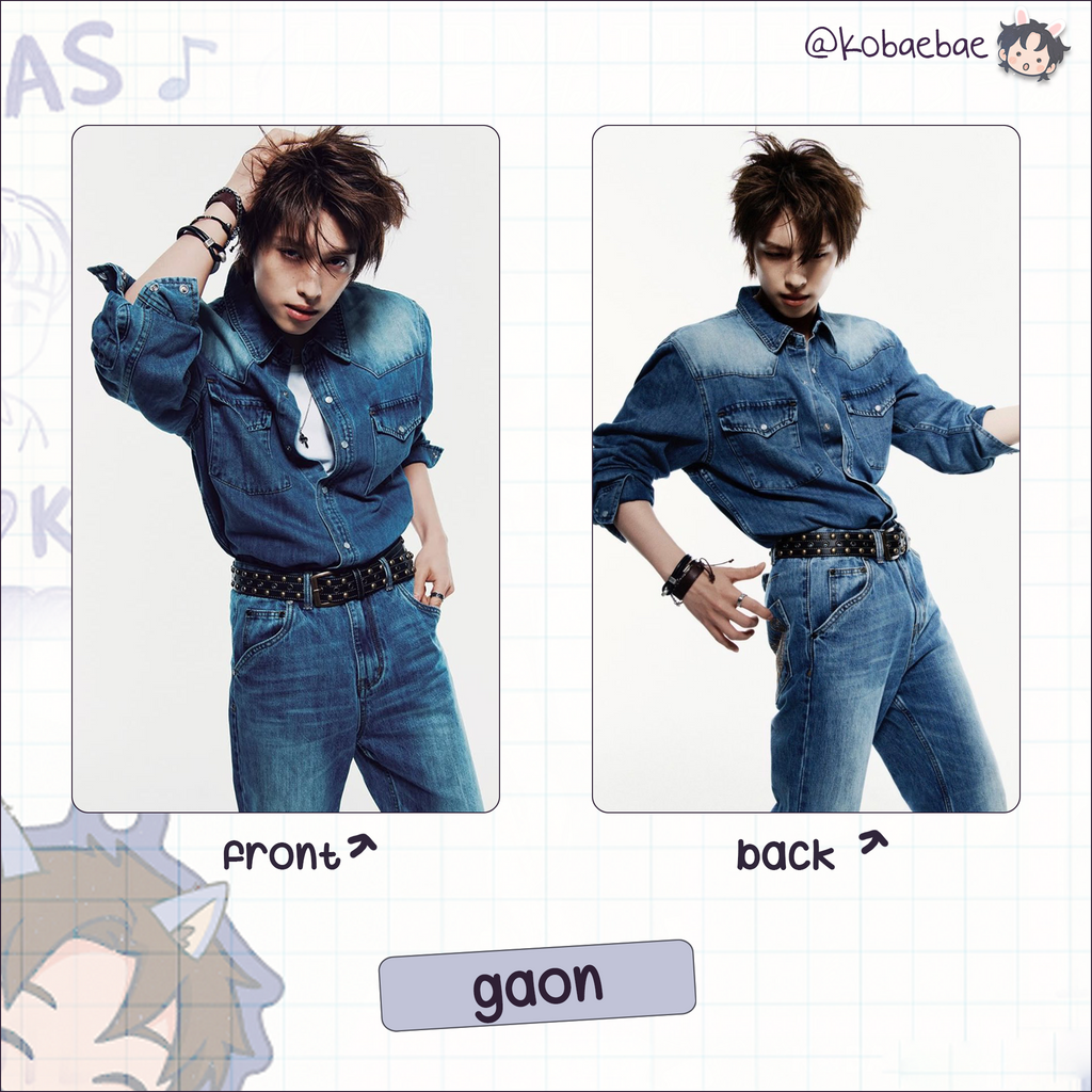 Xdinary Heroes - Esq. handmade photocards kpop inspired - double side set