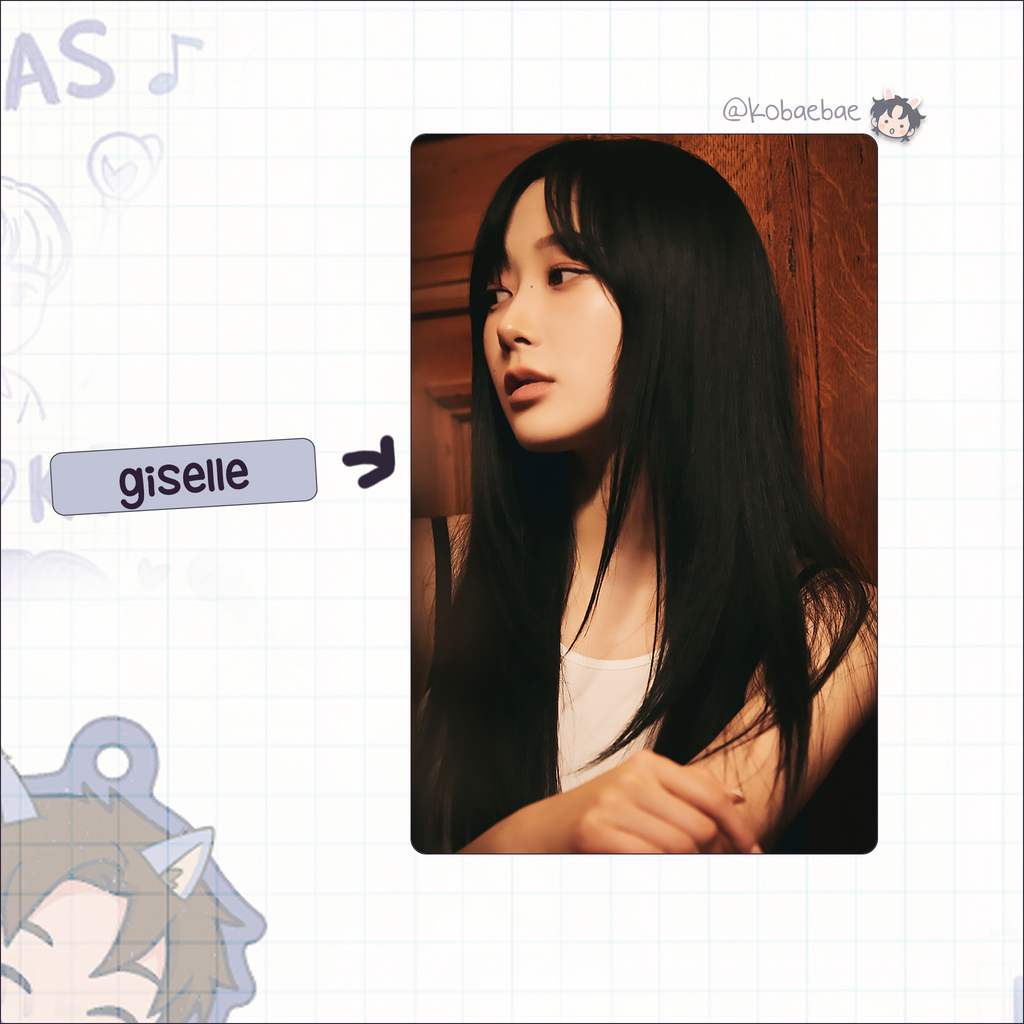 Aespa - Drama handmade photocards kpop inspired - set 2