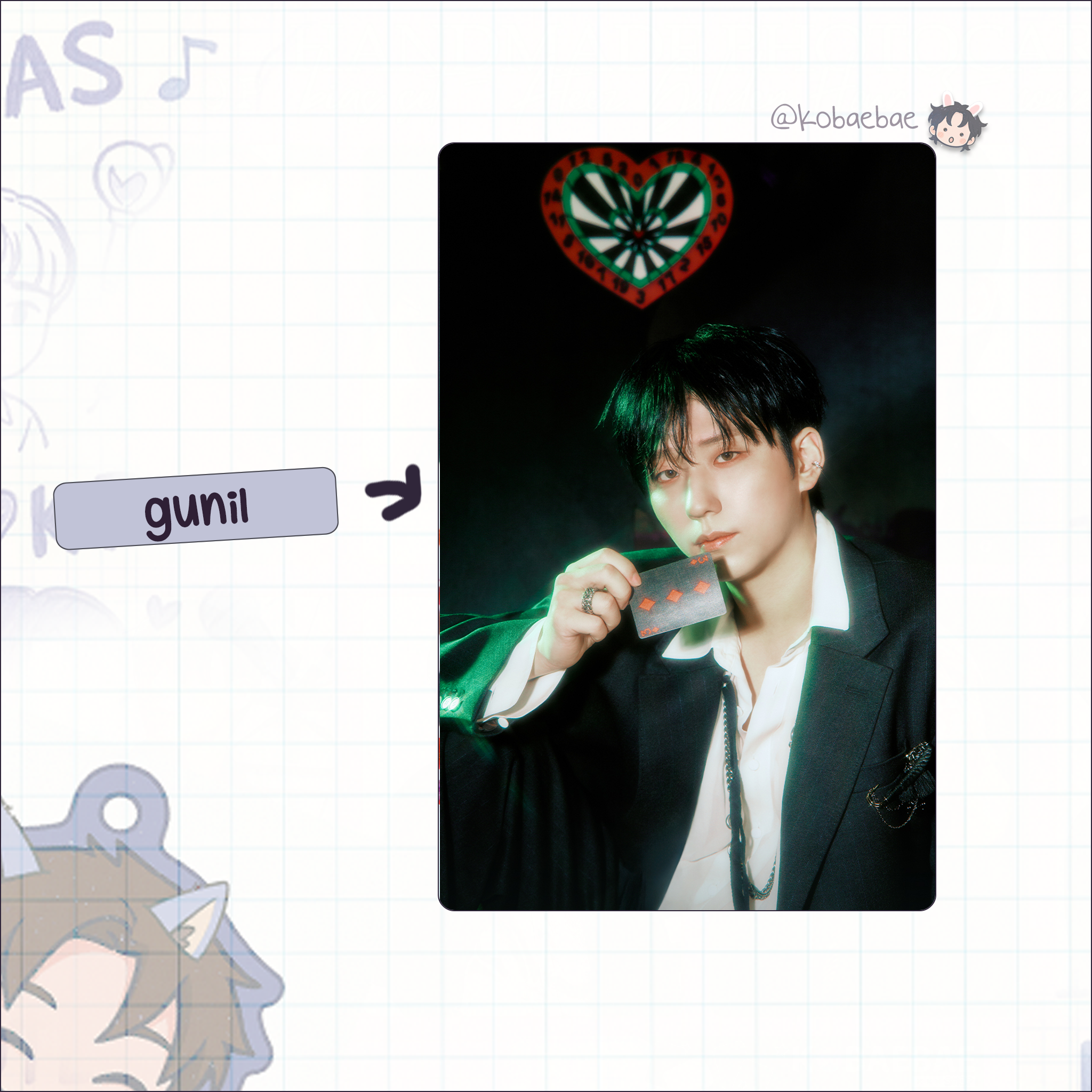 Xdinary Heroes - Xclusive Party Handmade photocards kpop inspired - Bias set