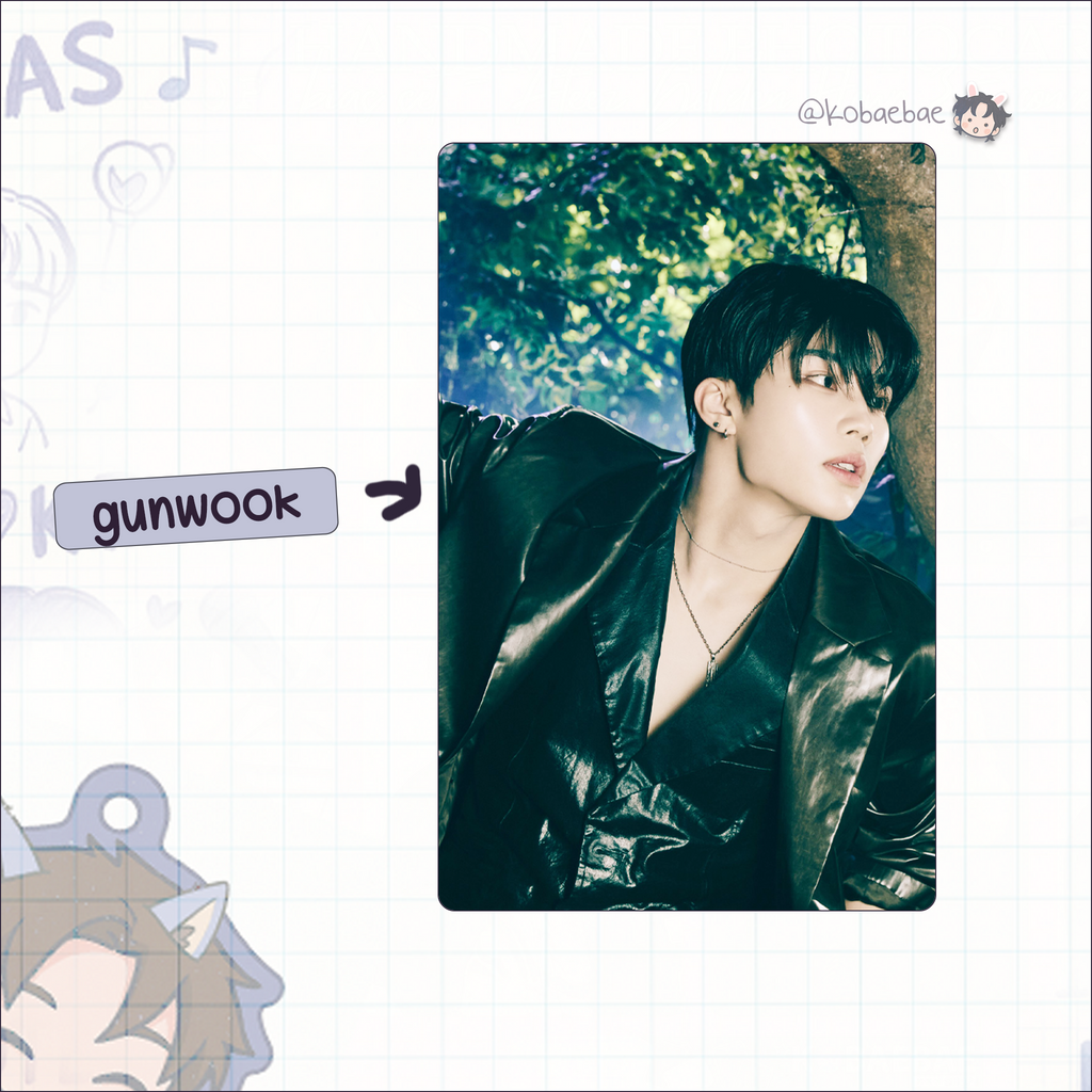 Zb1 - Blue Parad. Handmade photocards kpop inspired - Seek vers. ot9