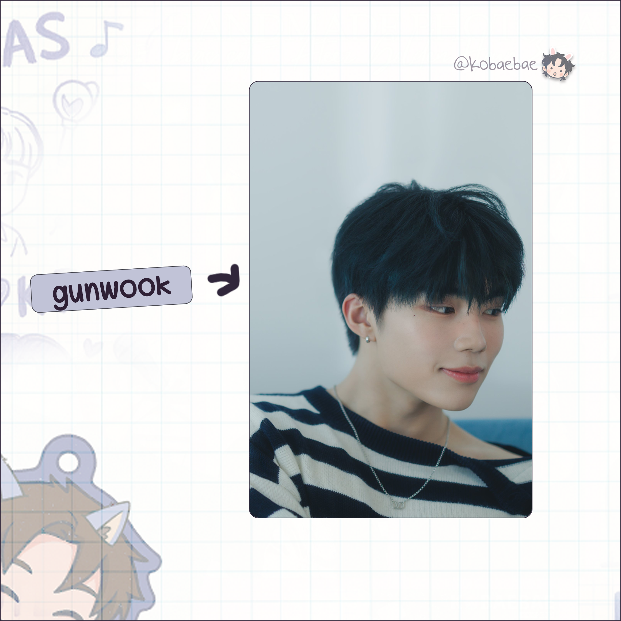 Zb1 - Cinema Parad. Handmade photocards kpop inspired - Romance vers. ot9