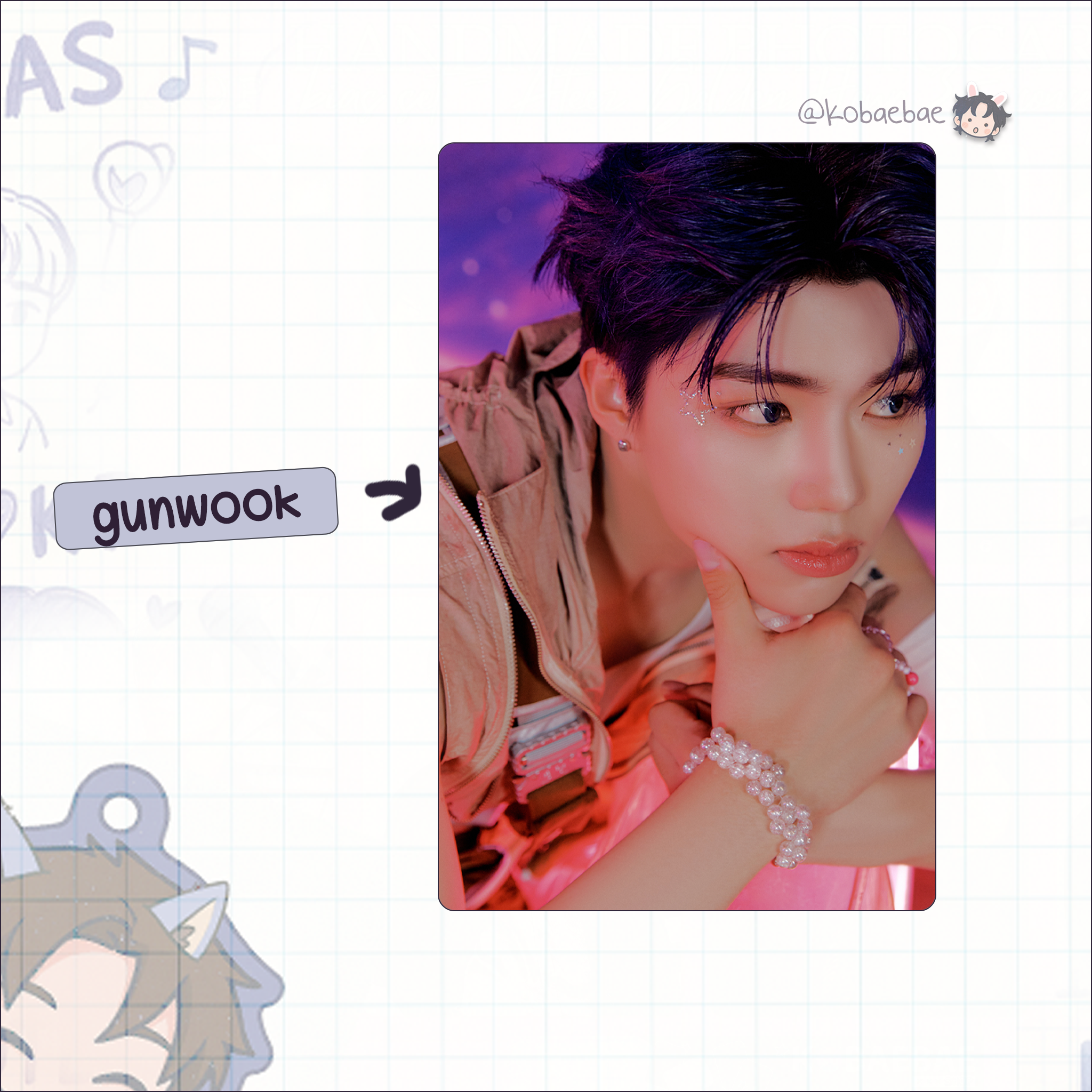 Zb1 - Cinema parad. Handmade photocards kpop inspired - Sf vers. ot9