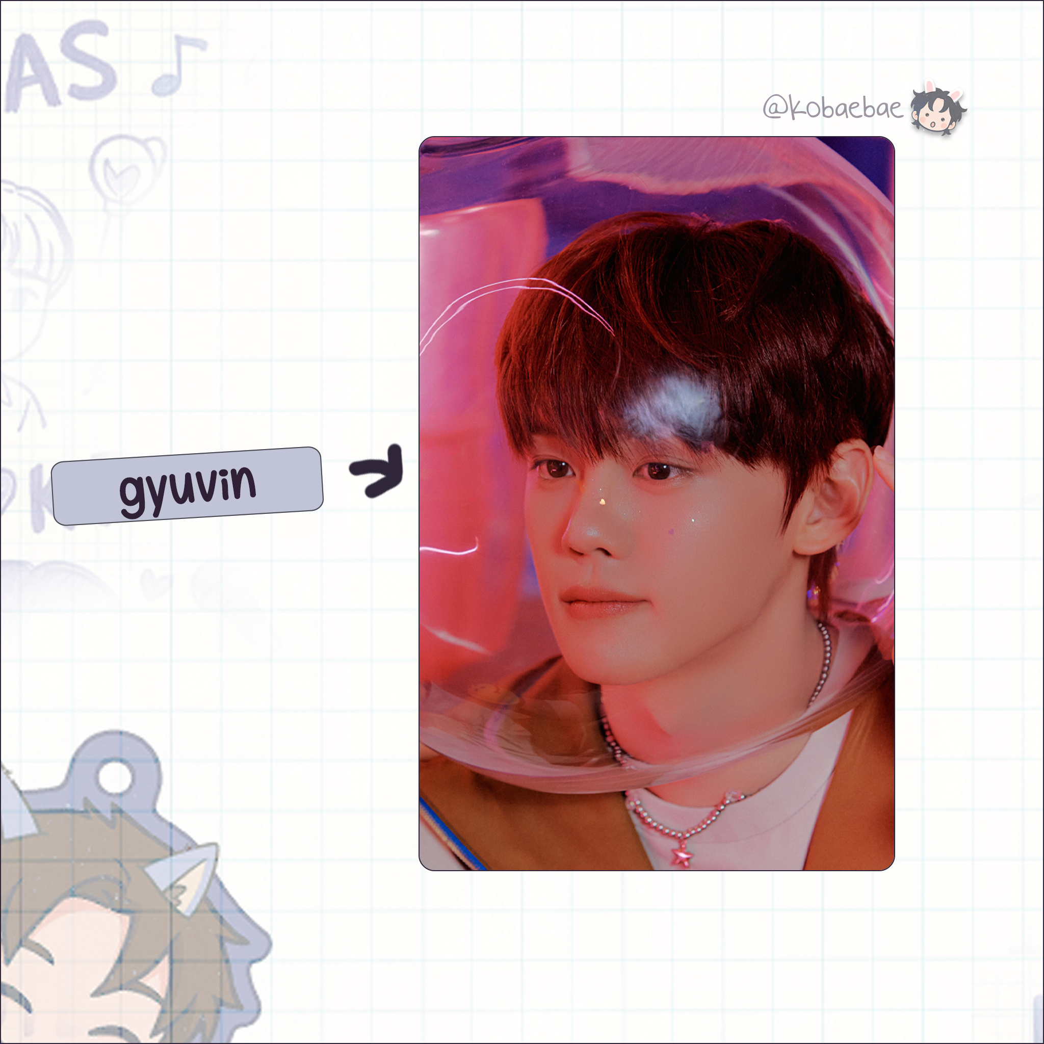 Zb1 - Cinema parad. Handmade photocards kpop inspired - Sf vers. ot9