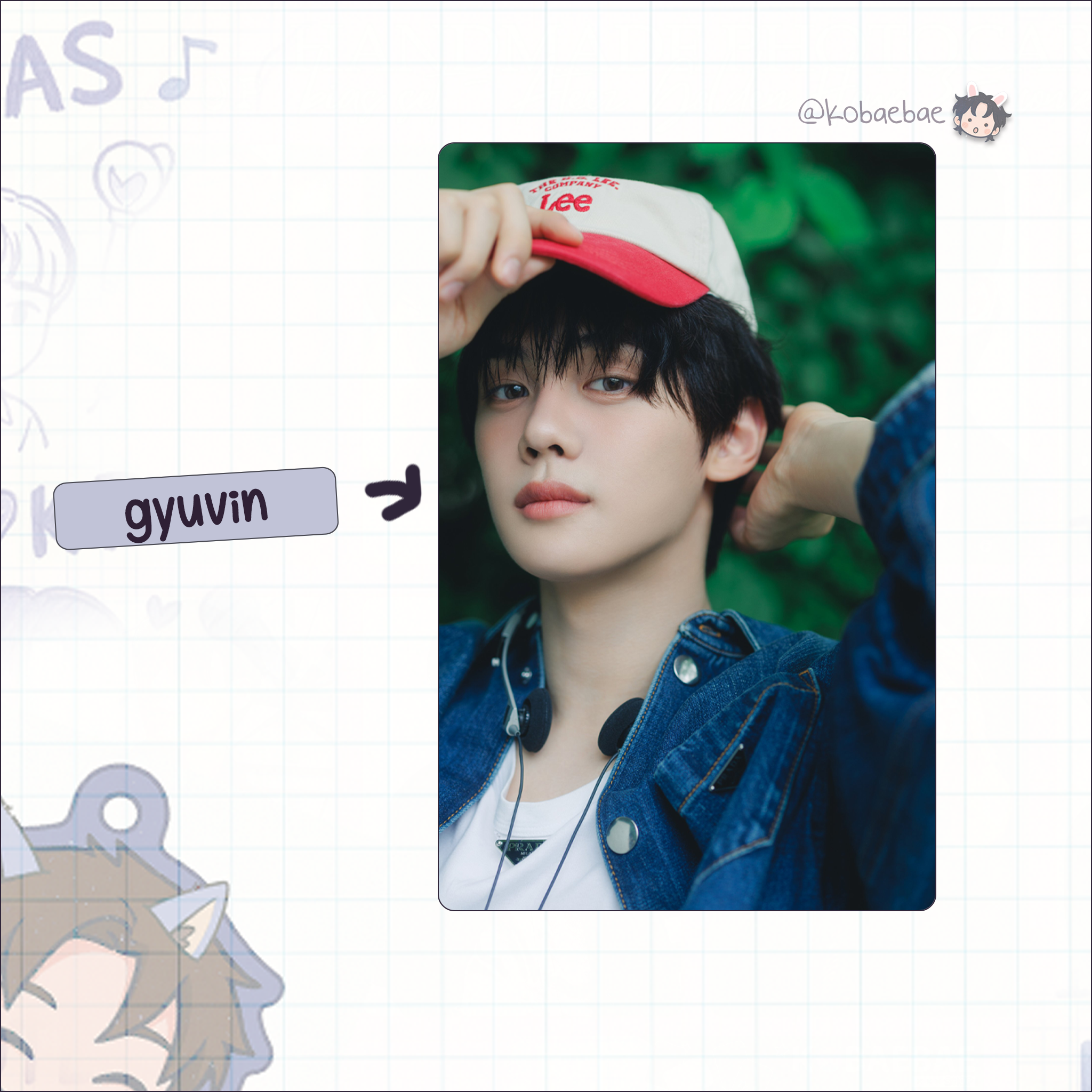 Zb1 - Cinema Parad. Handmade photocards kpop inspired - Romance vers. ot9