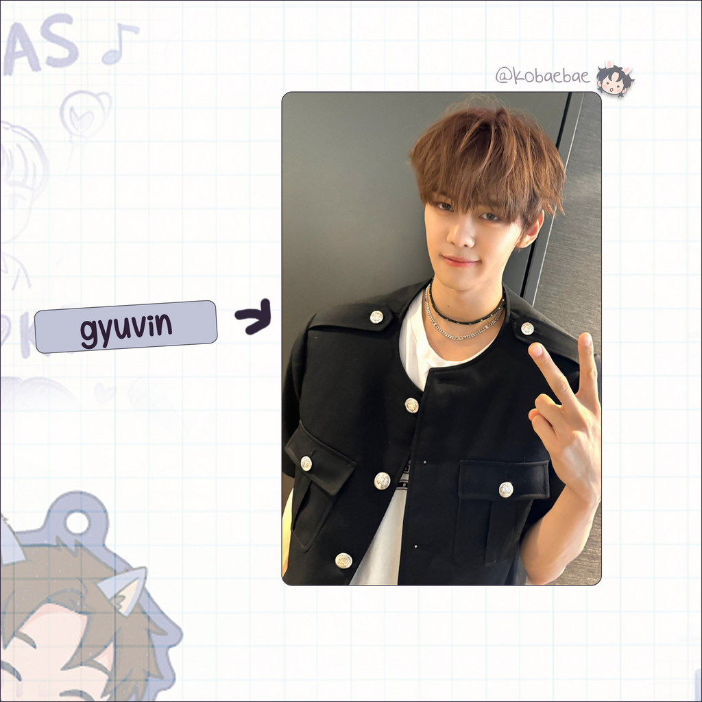 Zb1 - Summer Son. Handmade photocards kpop inspired - Bias set Osaka ot9