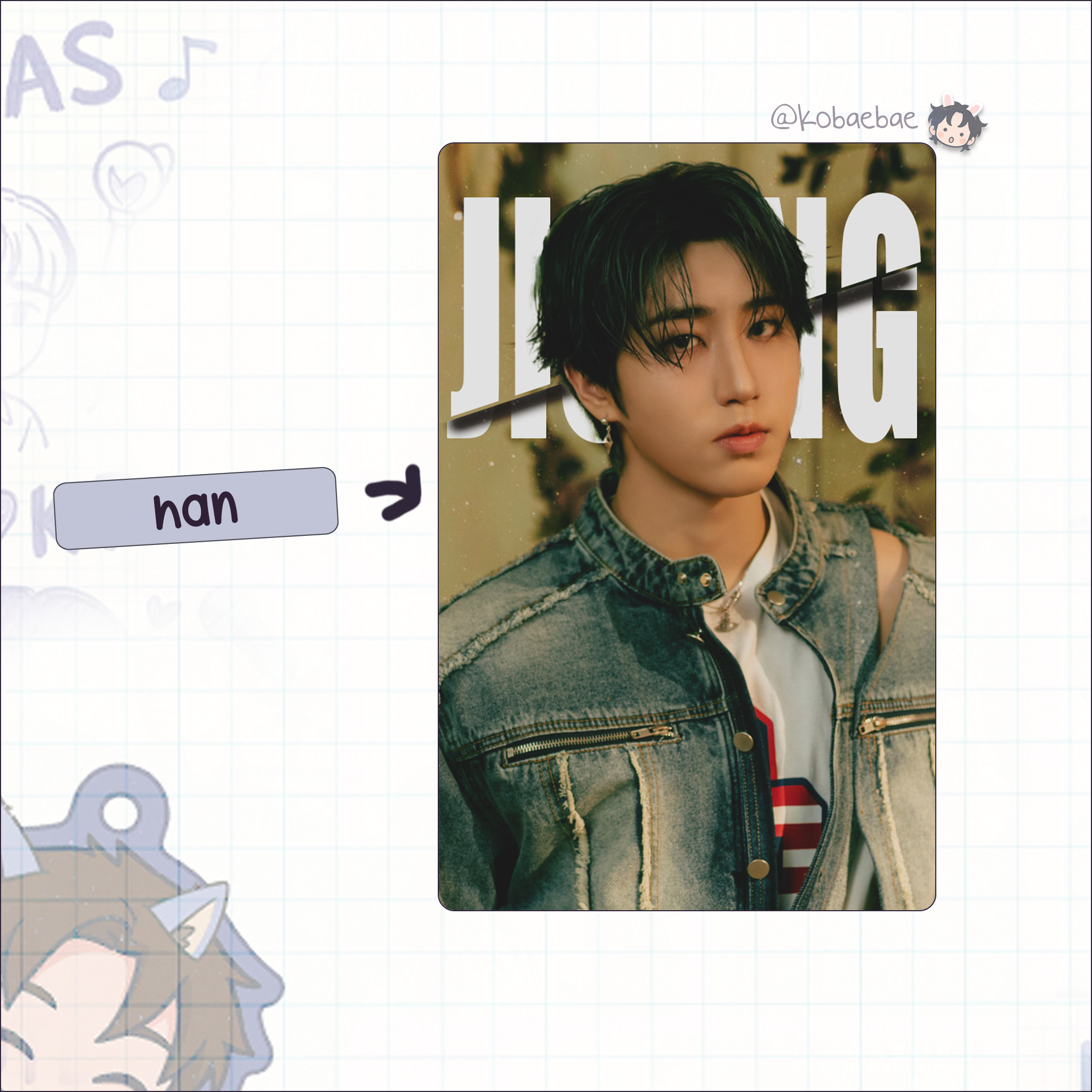 Skz - H.o.l.l.o.w. Handmade photocards kpop inspired - Bias set 1