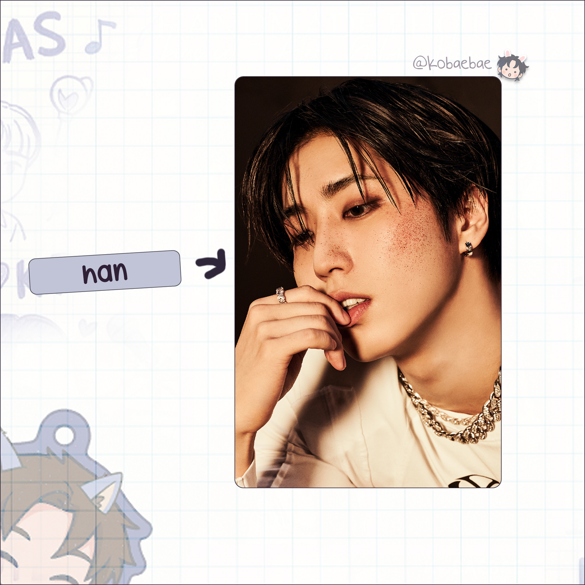 Skz - Handmade photocards kpop inspired - K.arma bias set 3