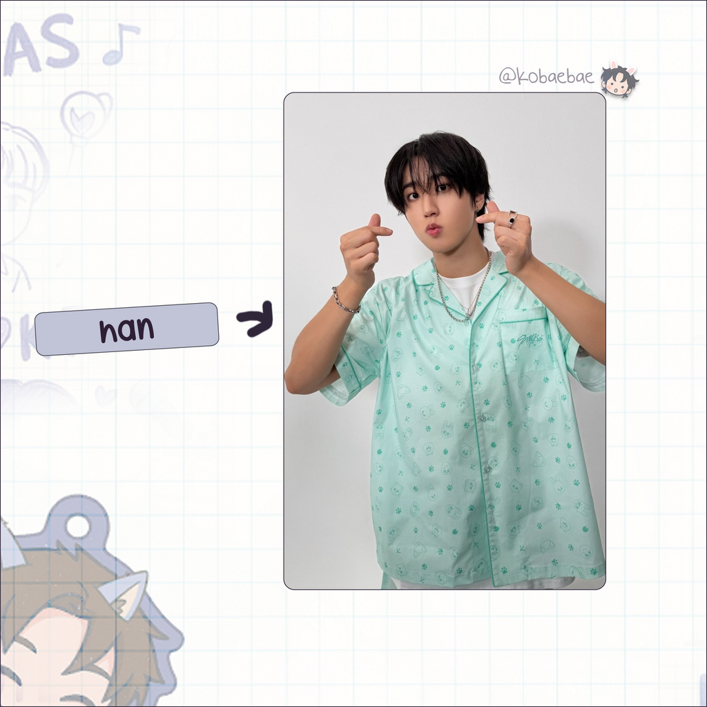 Skz -  Handmade photocards kpop inspired - Bias set Pajamas Selfie