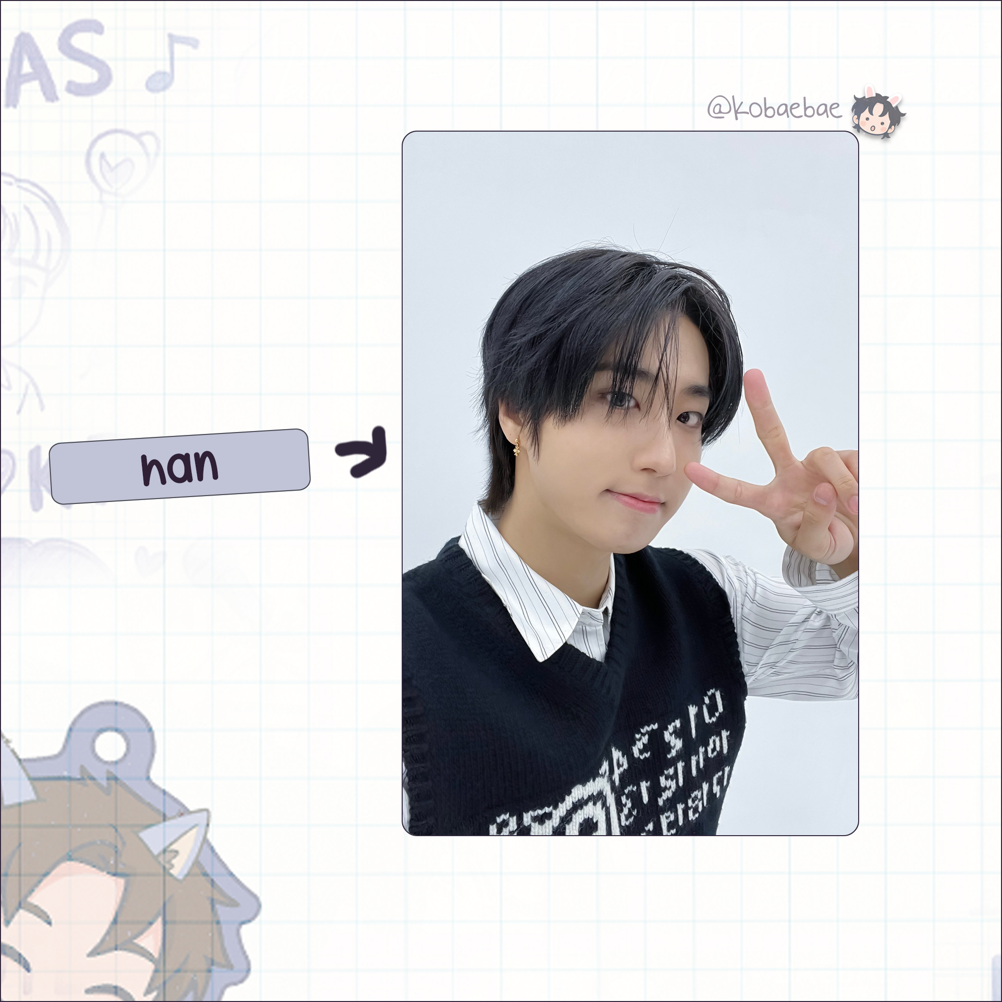 Skz (Stray Kids) - 8th Anniversary handmade photocards kpop inspired - bias set