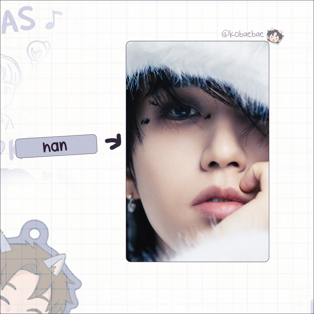 Skz - H.o.p Handmade photocards kpop inspired - Bias set 3