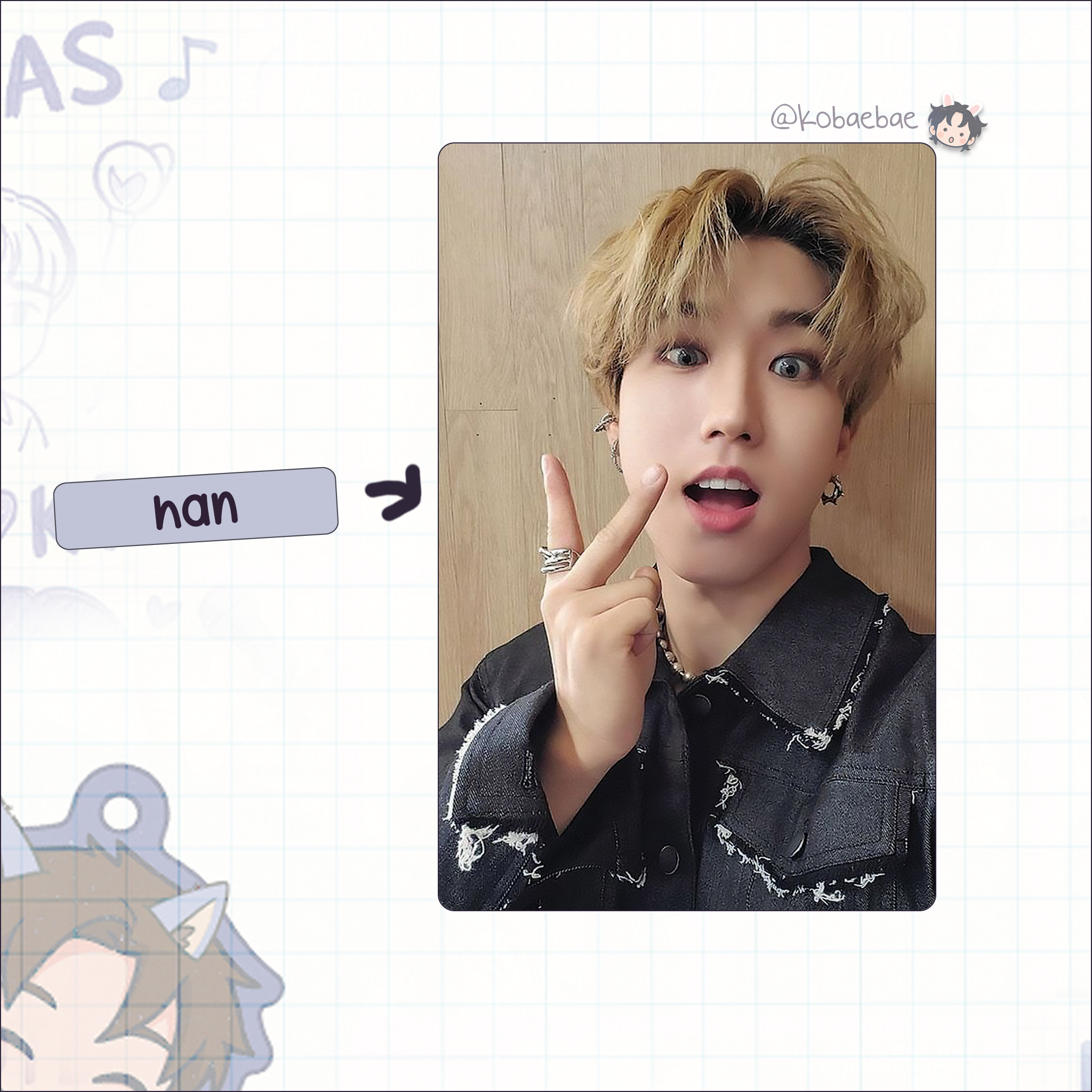 Skz - Handmade photocards kpop inspired - Set OT8 2