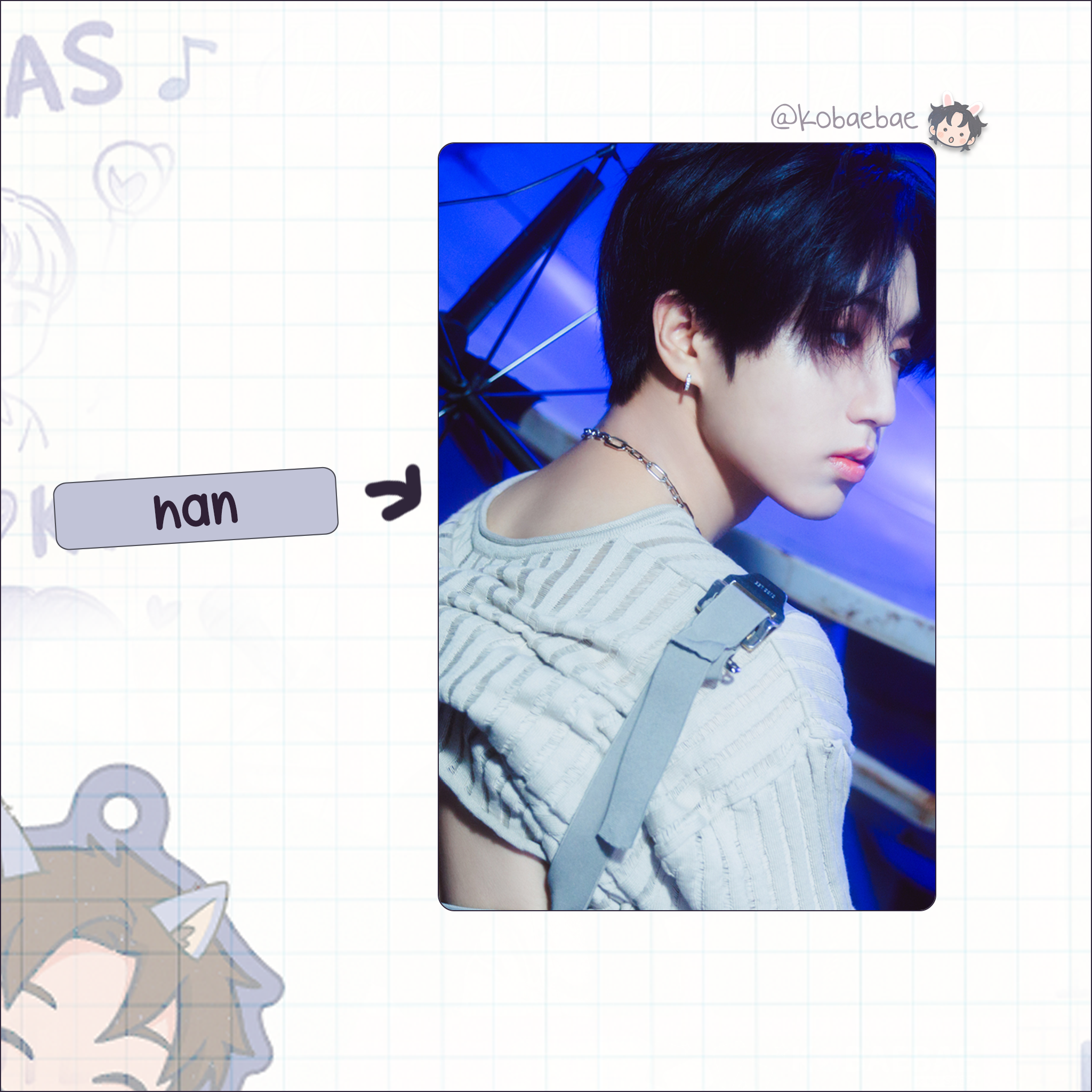 Skz - Rockstar Handmade photocards kpop inspired - Bias set 2
