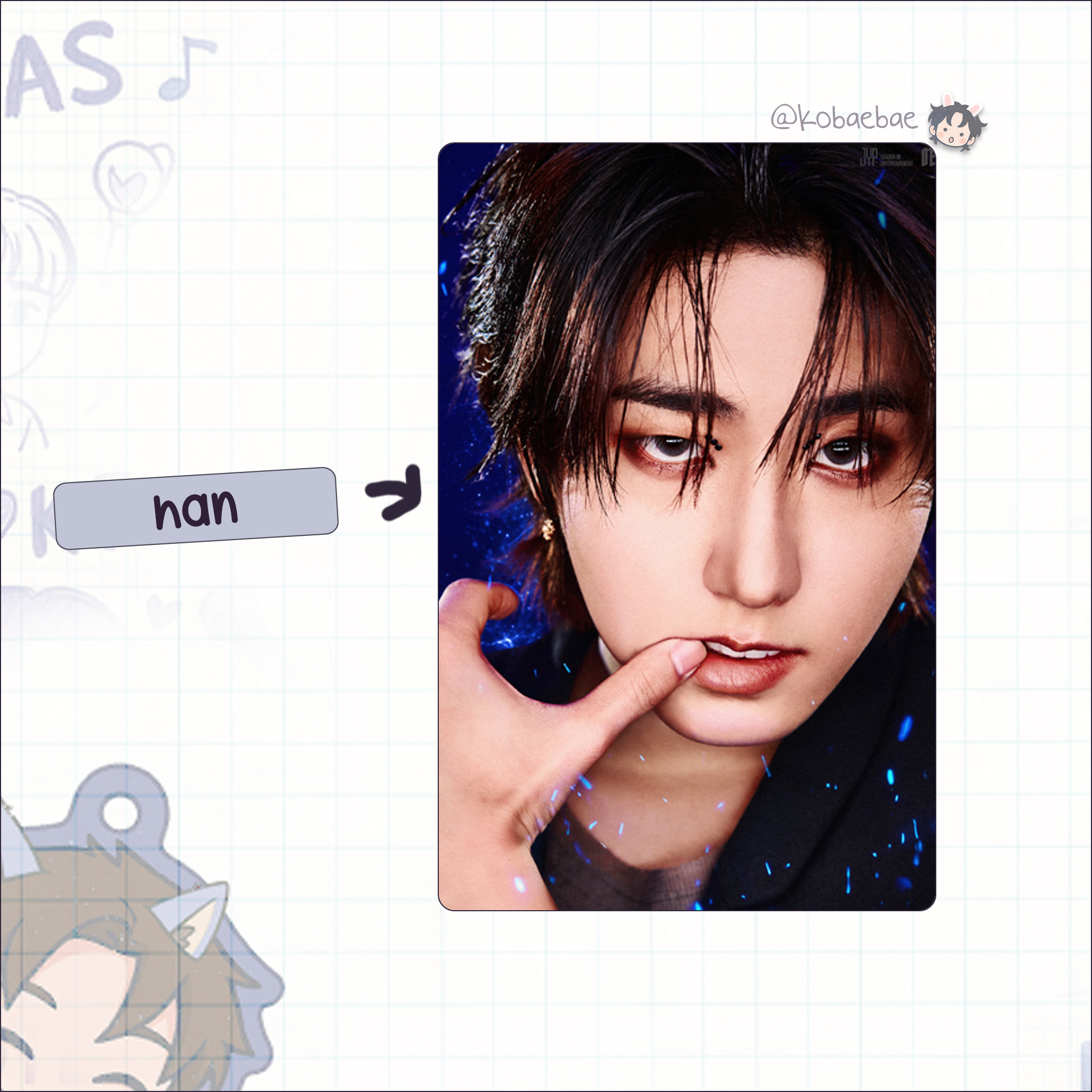 Skz (Stray Kids) - Run it handmade photocards kpop inspired - Bias set 1