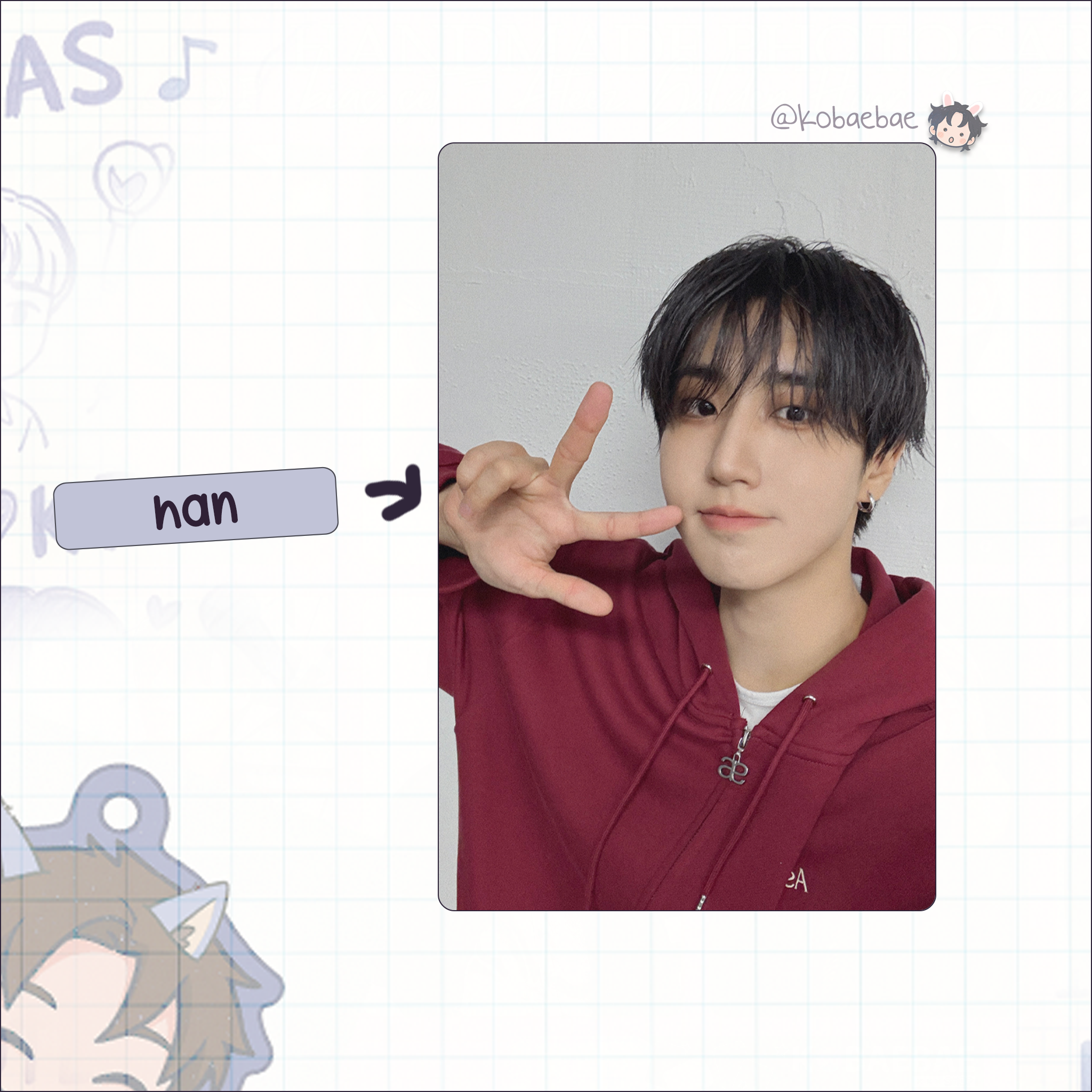 Skz - Stay Over the Rain Handmade photocards kpop inspired - Bias set